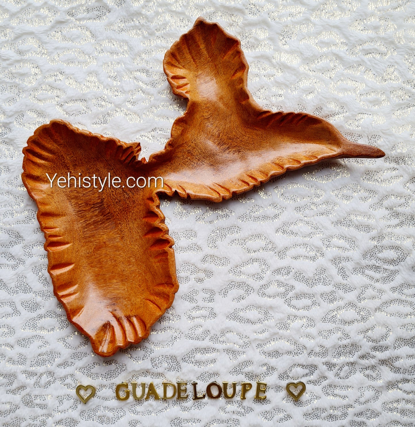Assiette en bois Guadeloupe