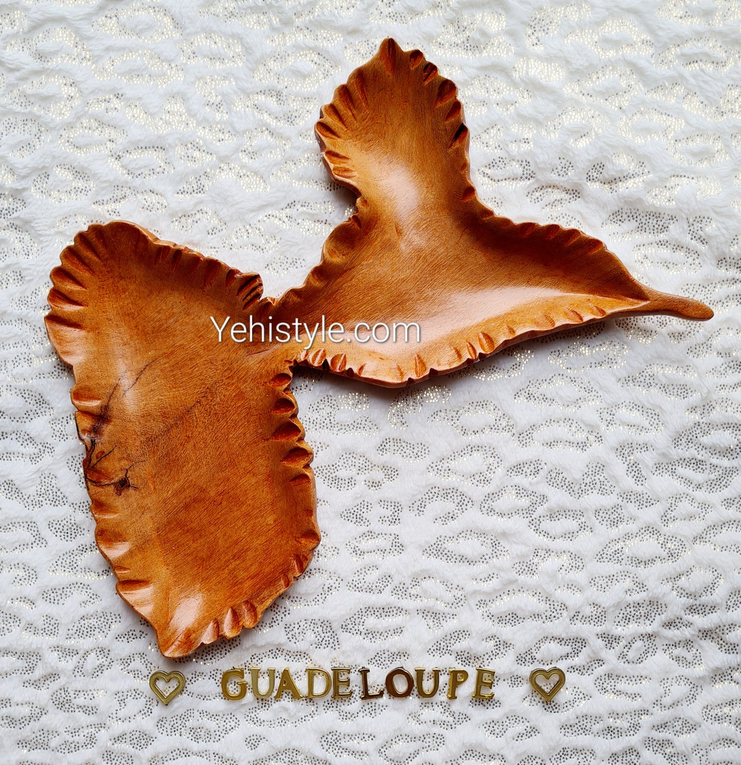 Assiette en bois Guadeloupe