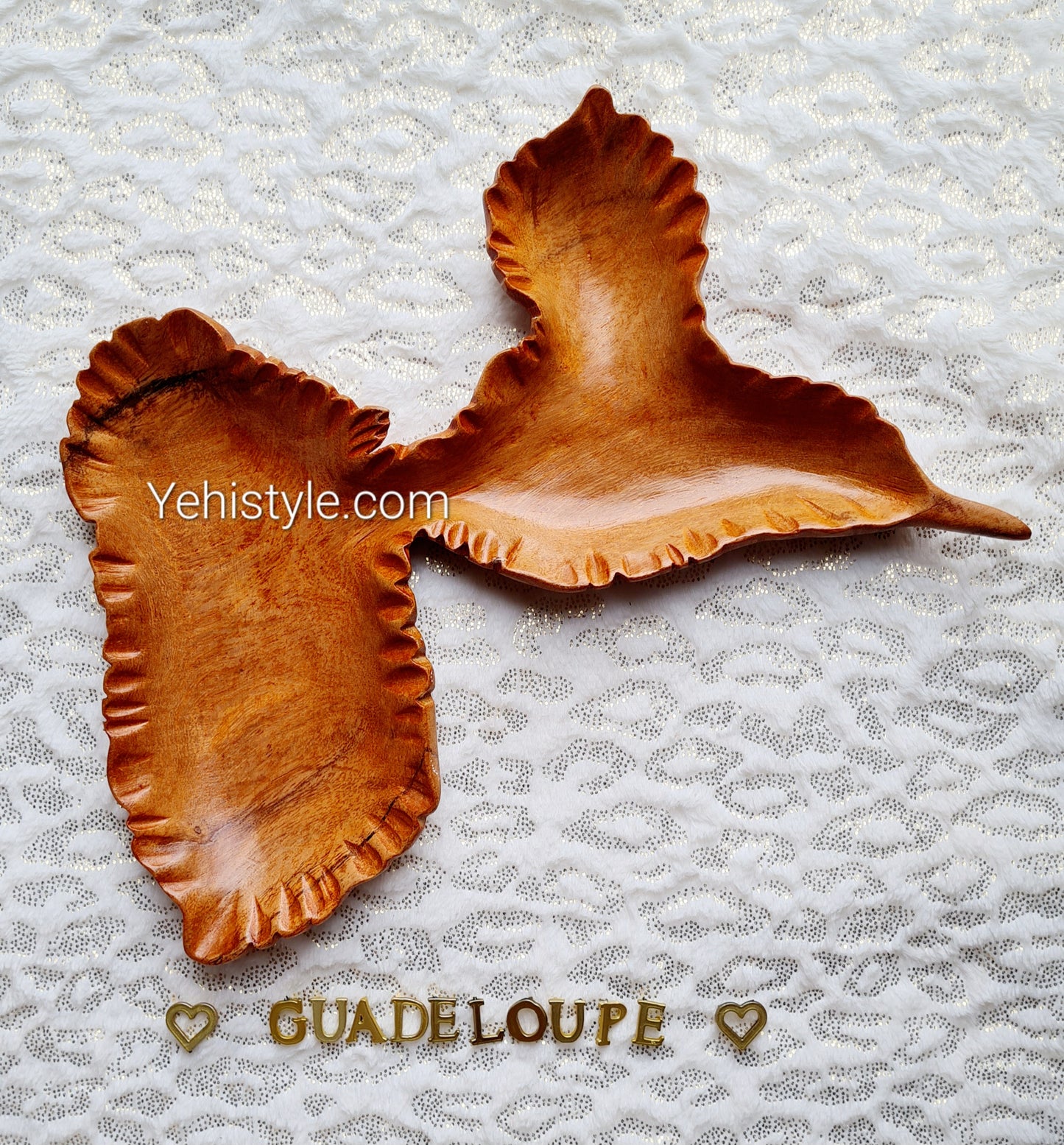 Assiette en bois Guadeloupe