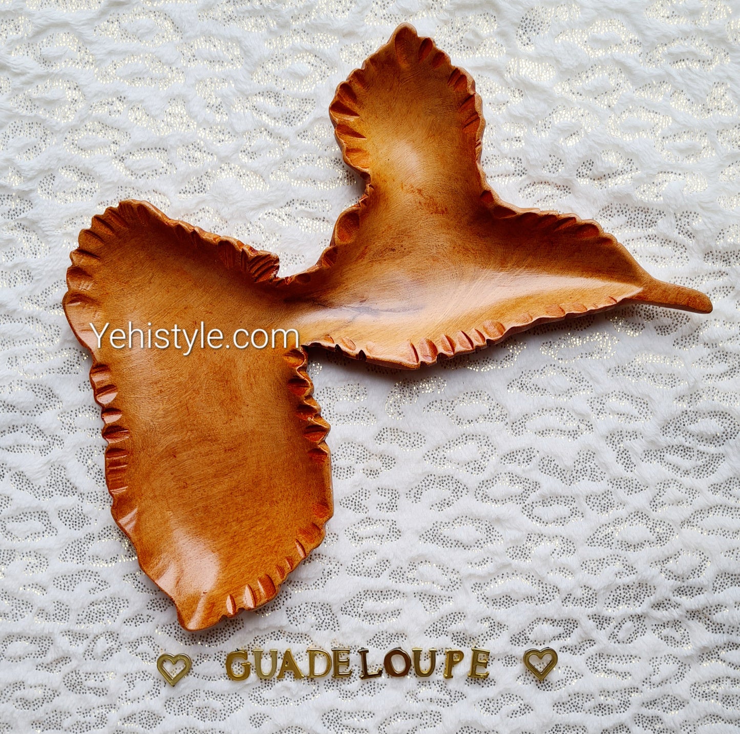 Assiette en bois Guadeloupe