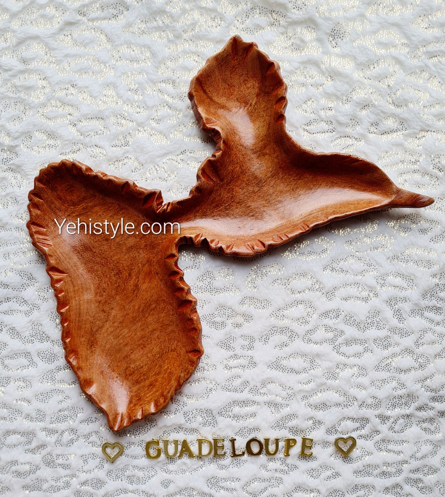 Assiette en bois Guadeloupe