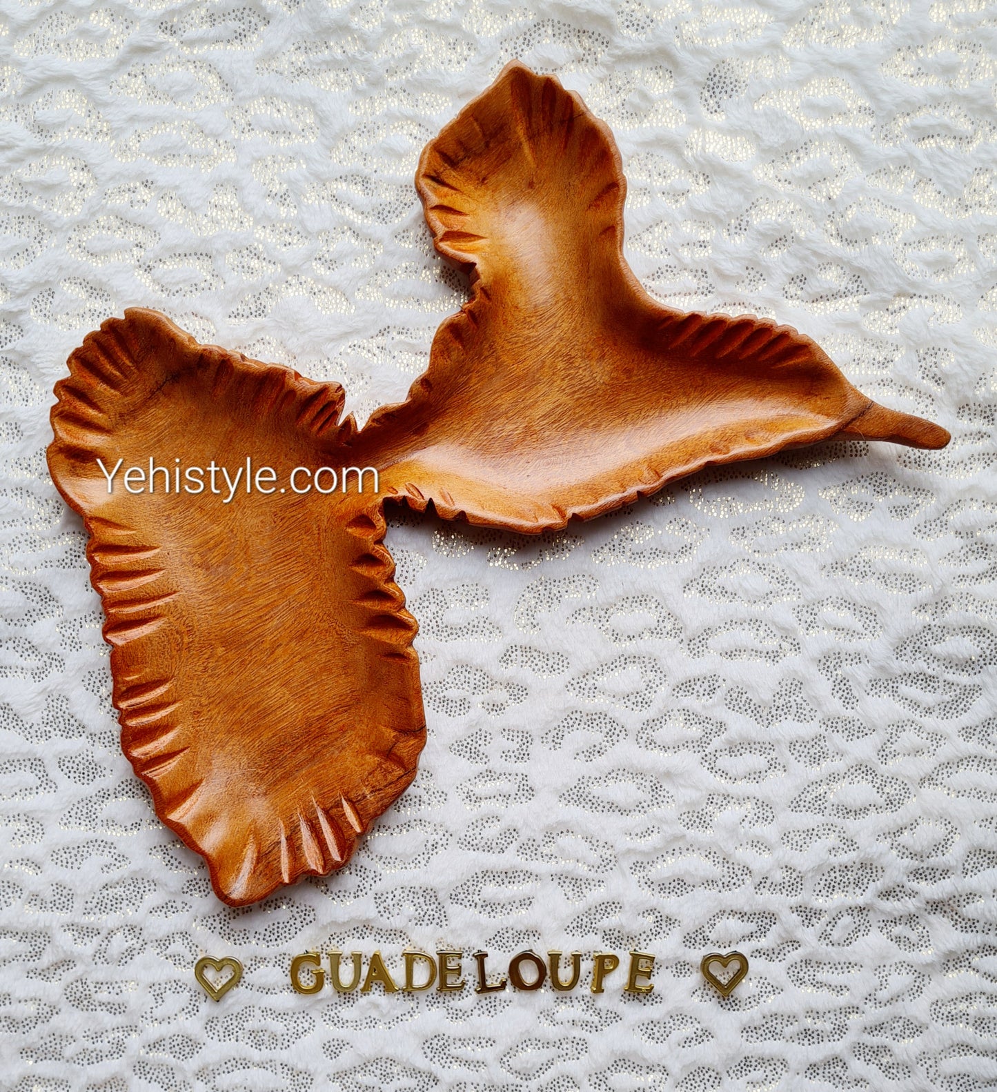 Assiette en bois Guadeloupe
