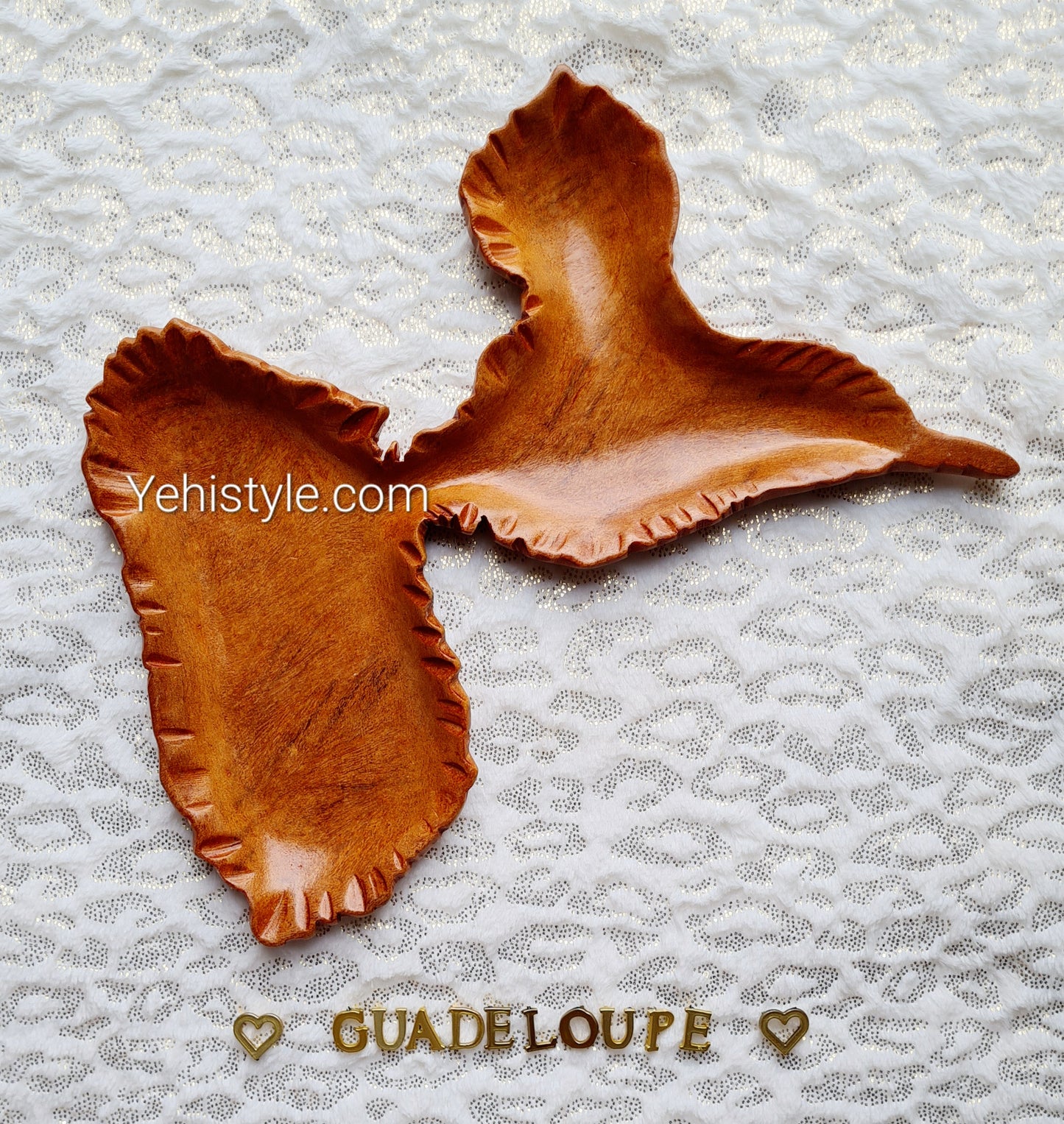 Assiette en bois Guadeloupe