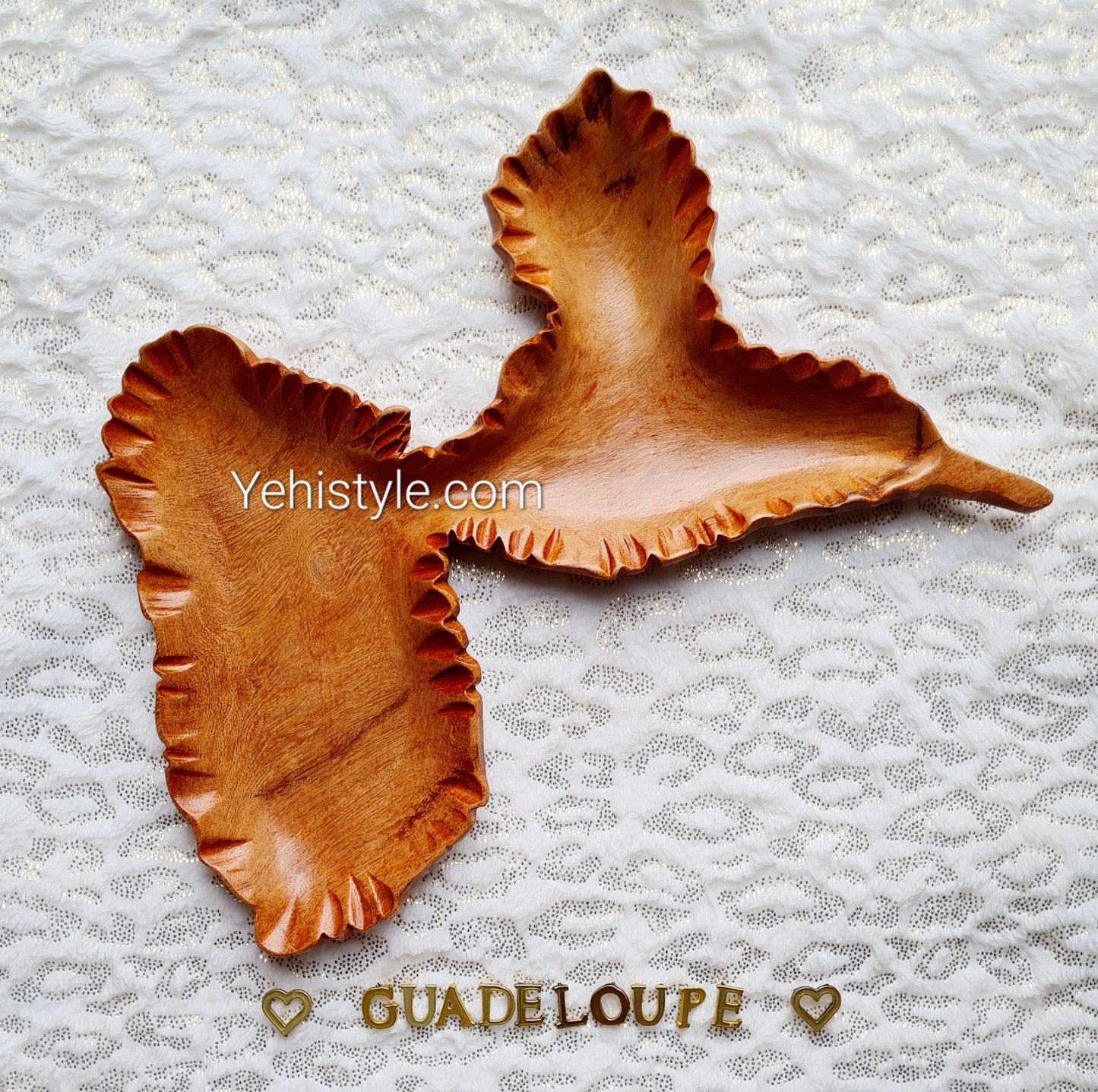 Assiette en bois Guadeloupe