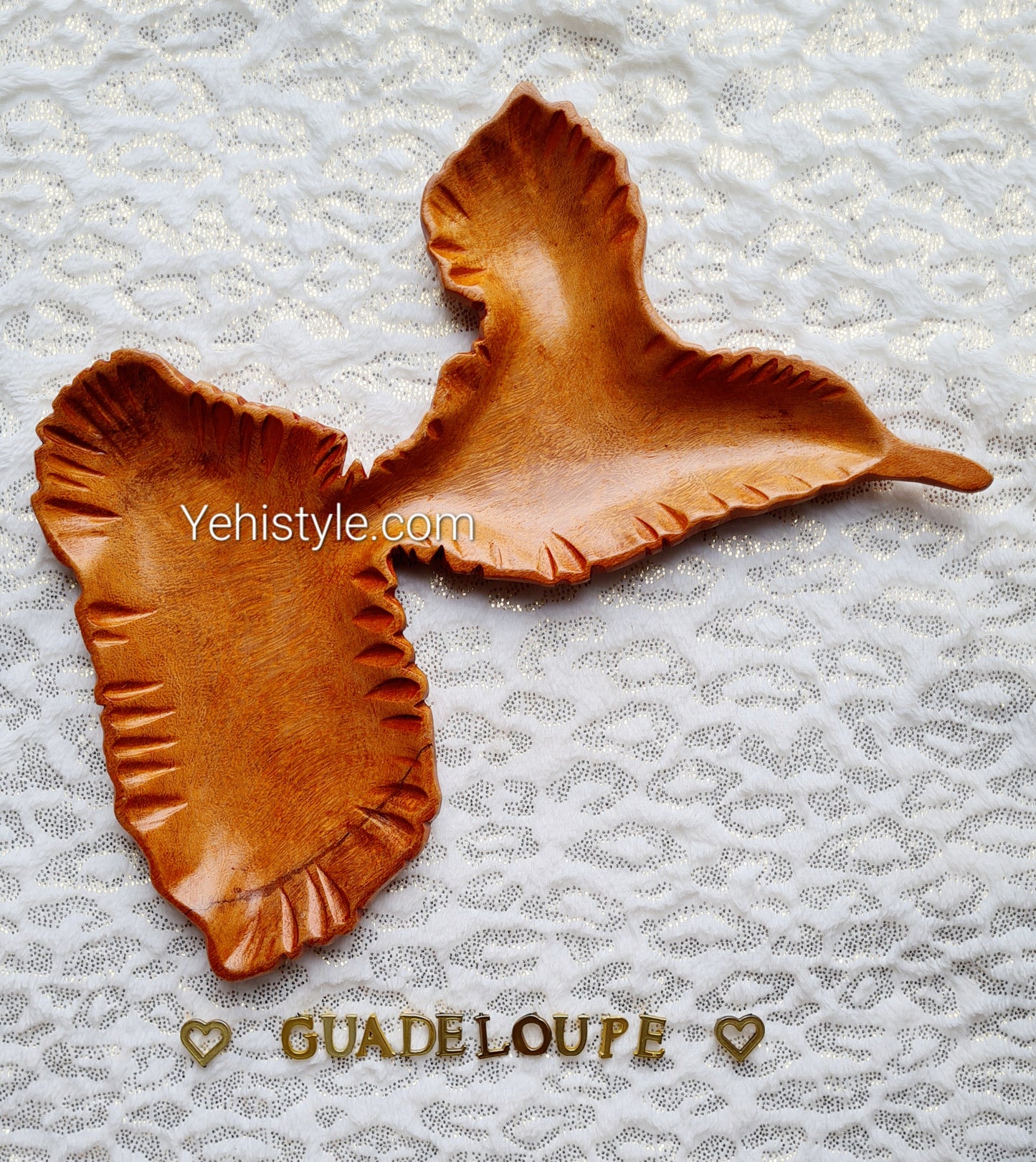 Assiette en bois Guadeloupe