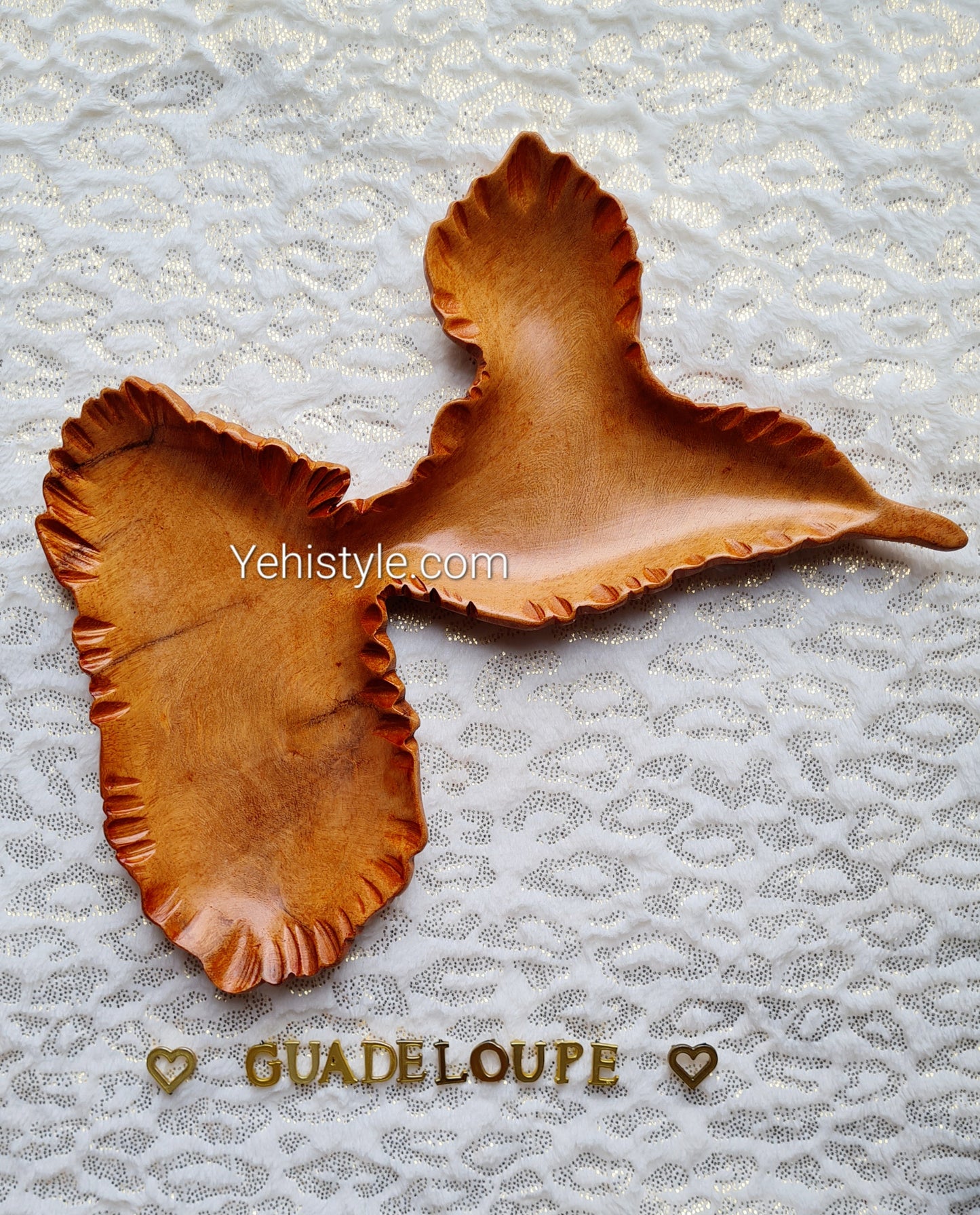 Assiette en bois Guadeloupe