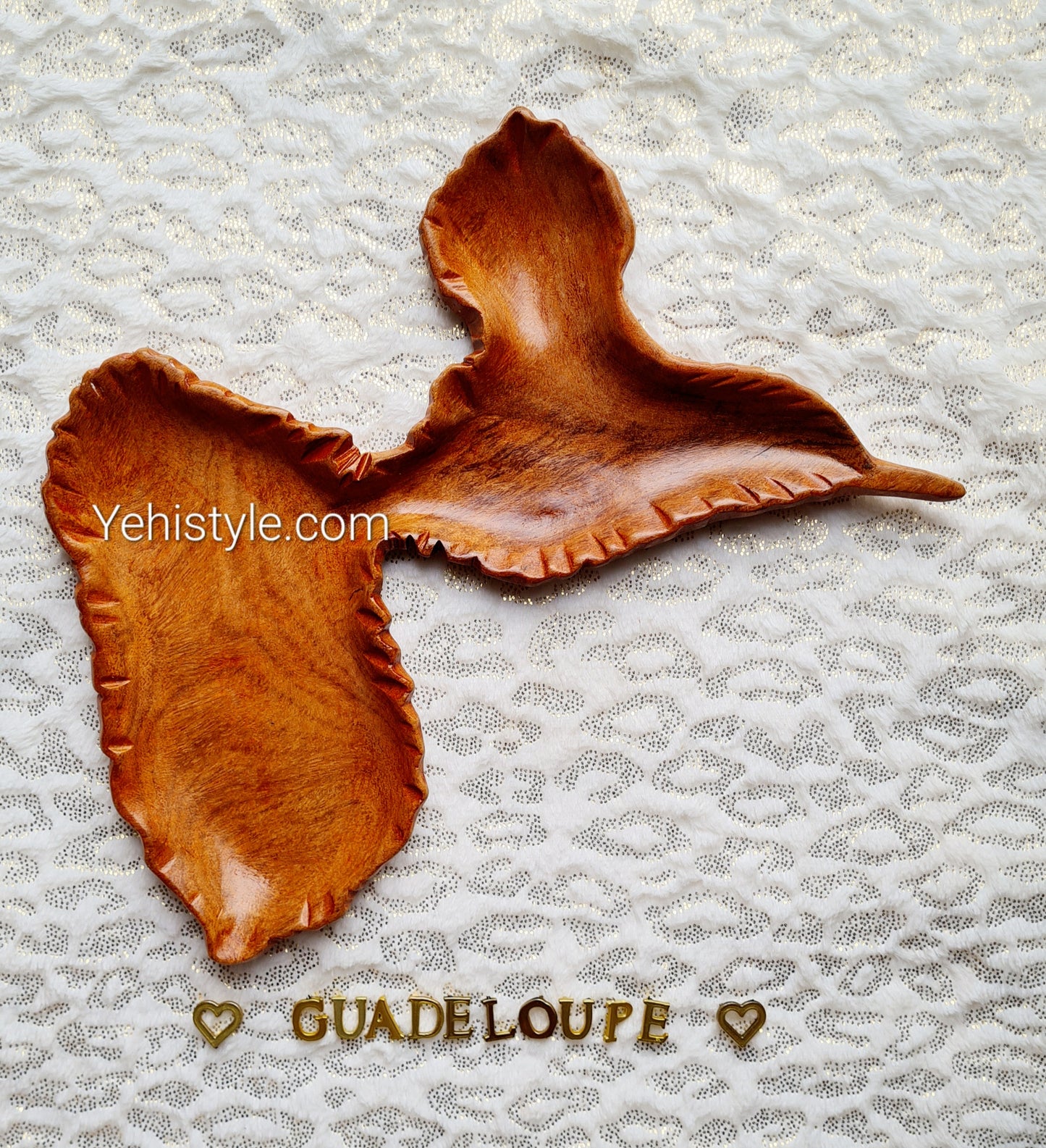Assiette en bois Guadeloupe