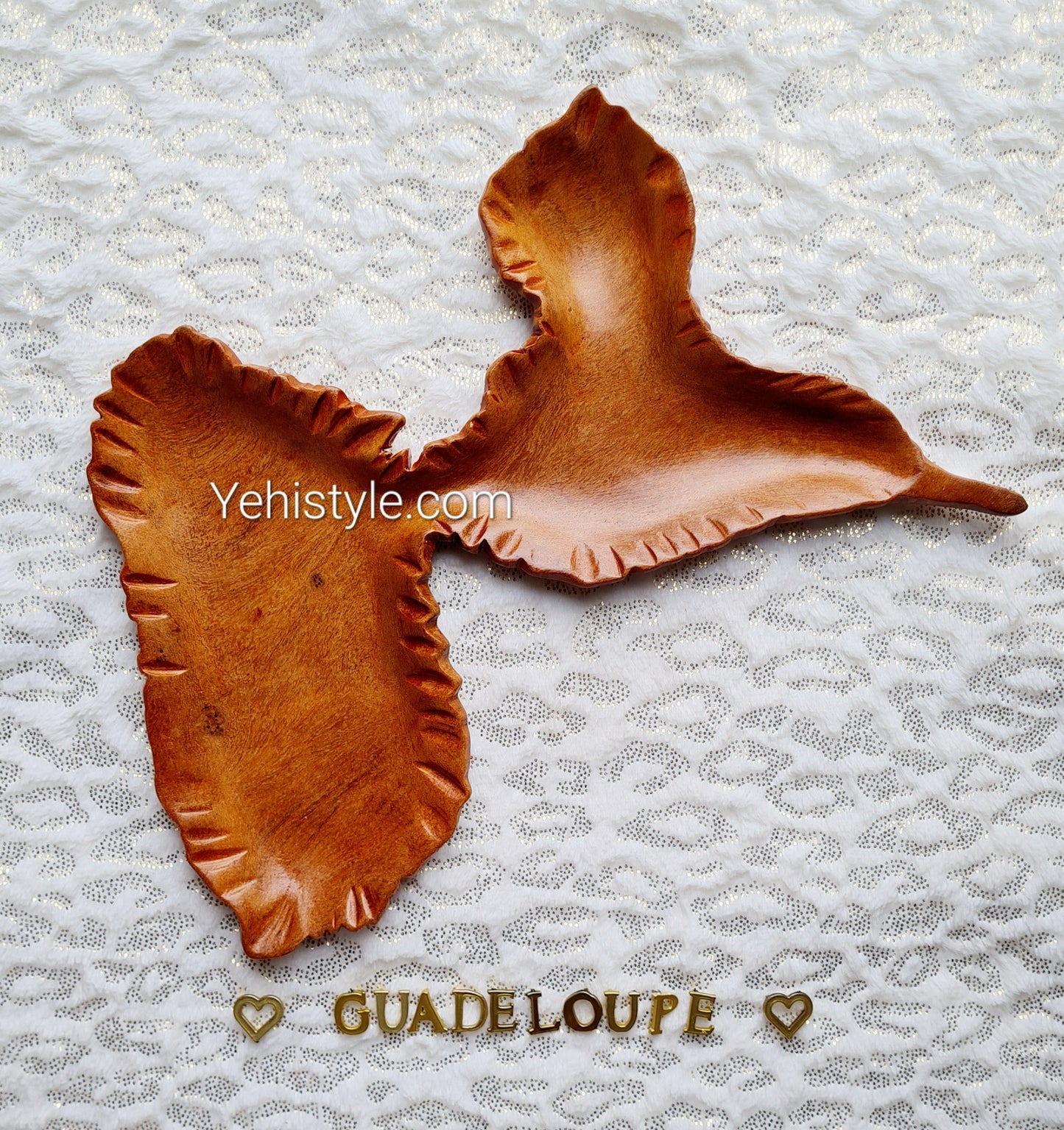 Assiette en bois Guadeloupe