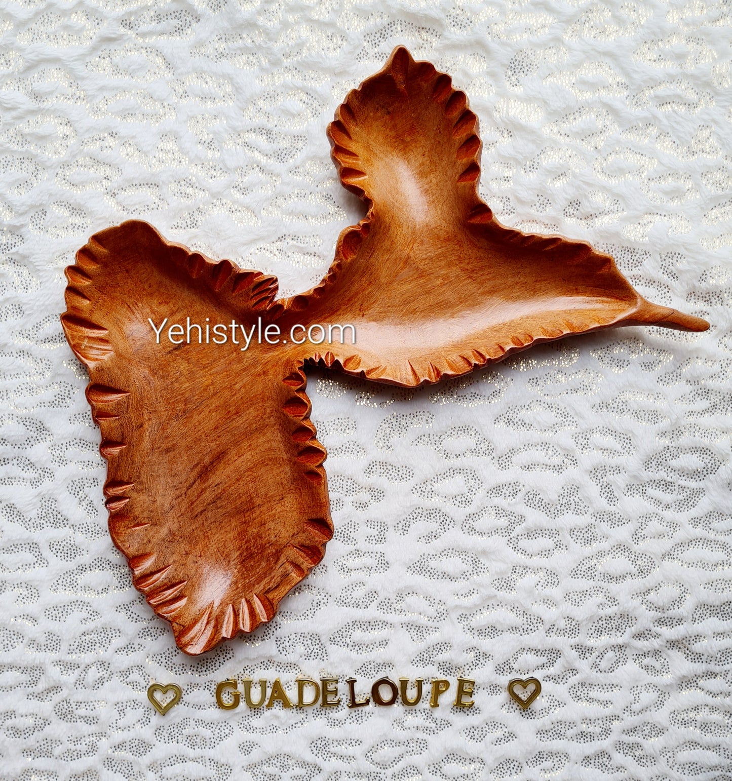 Assiette en bois Guadeloupe