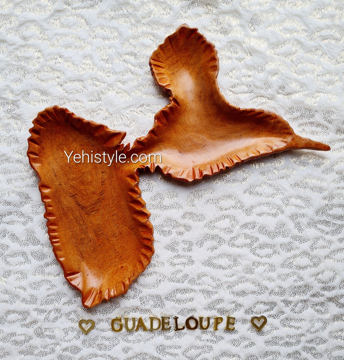 Assiette en bois Guadeloupe