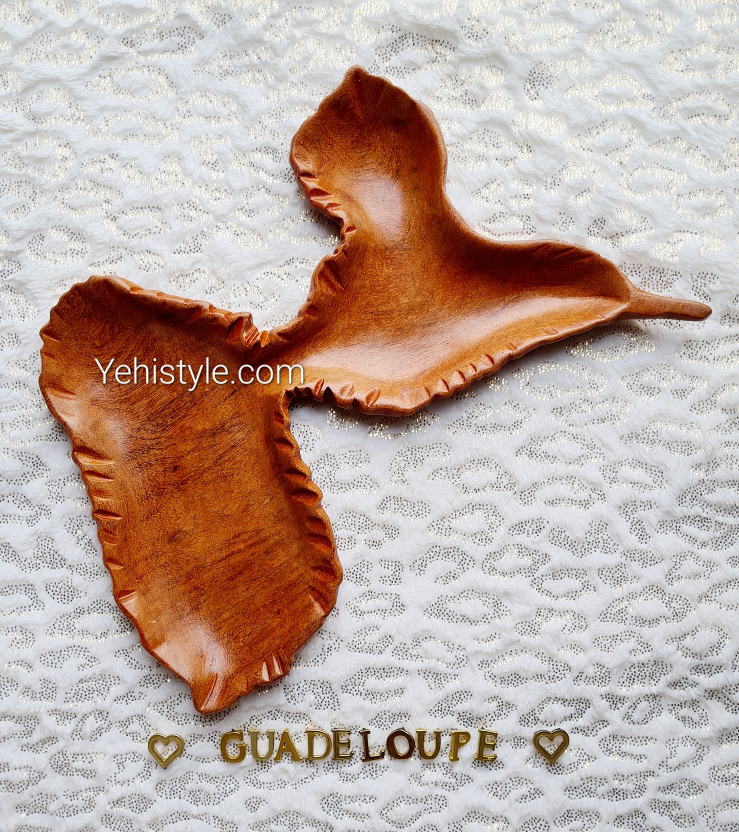 Assiette en bois Guadeloupe