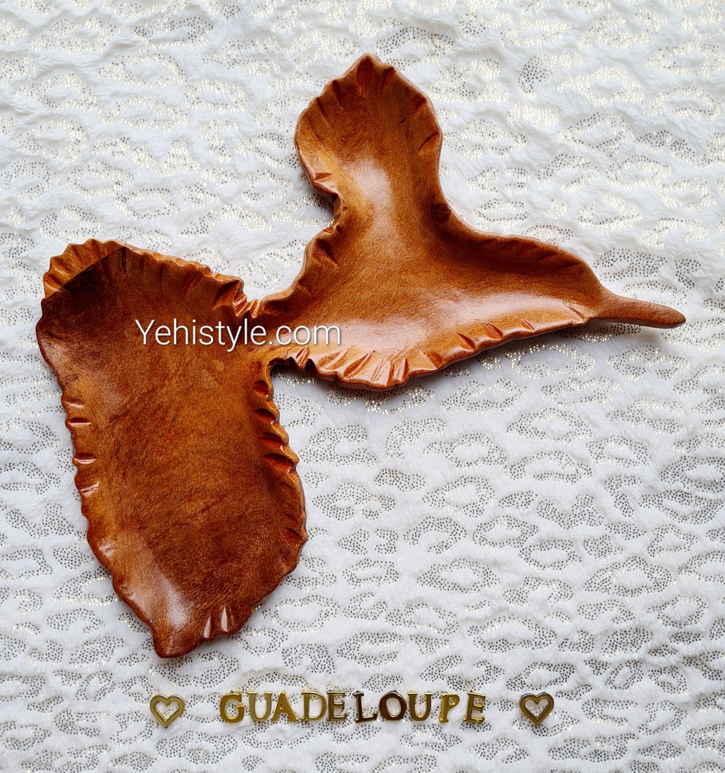 Assiette en bois Guadeloupe