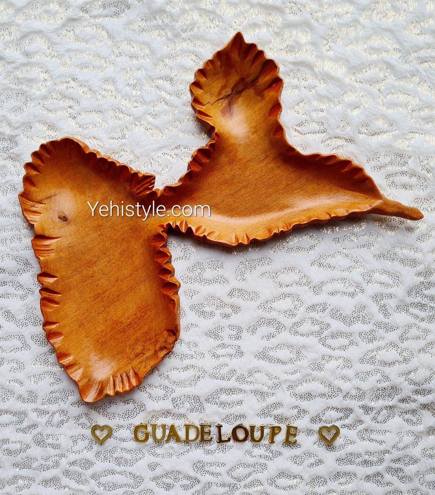 Assiette en bois Guadeloupe