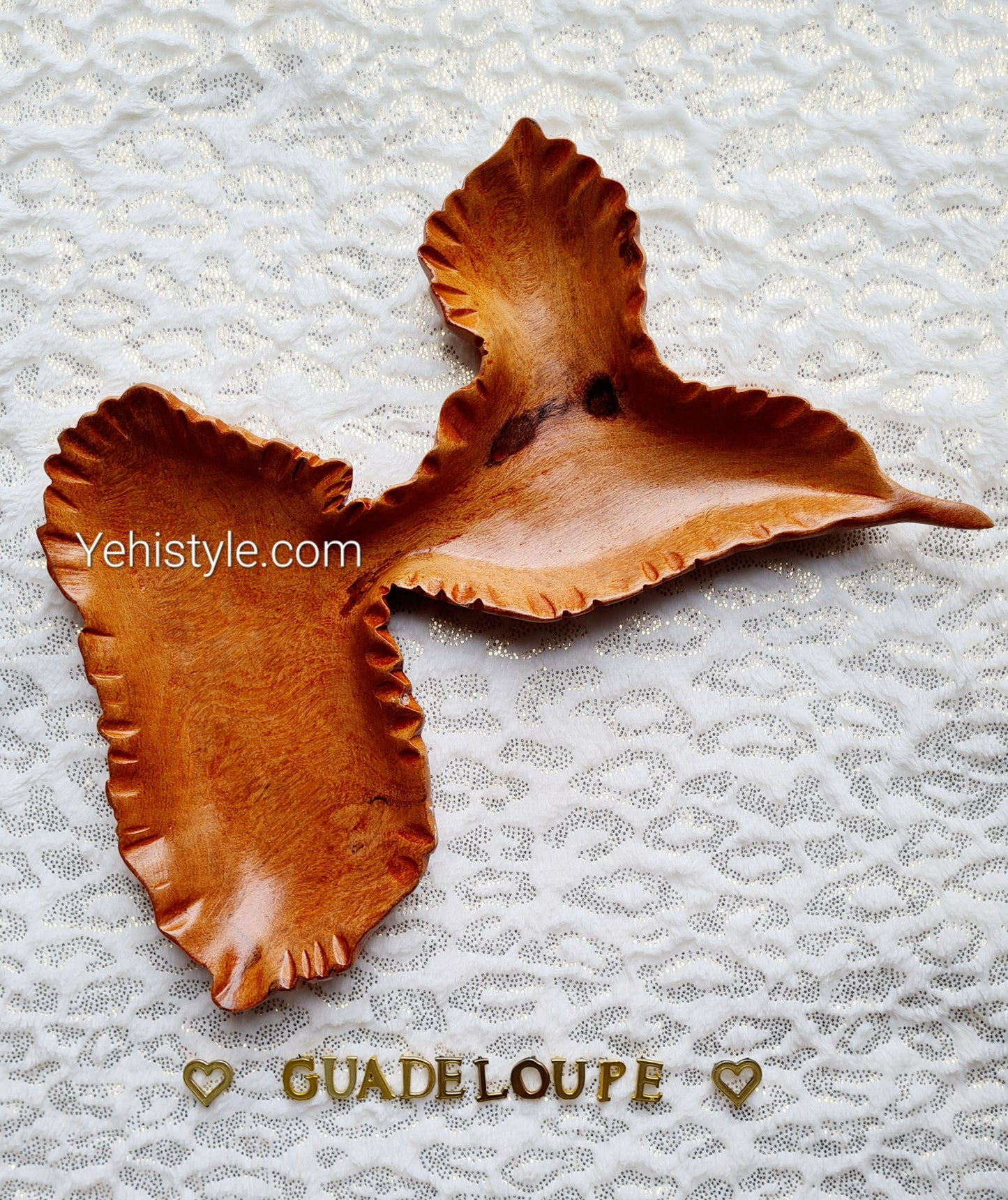 Assiette en bois Guadeloupe