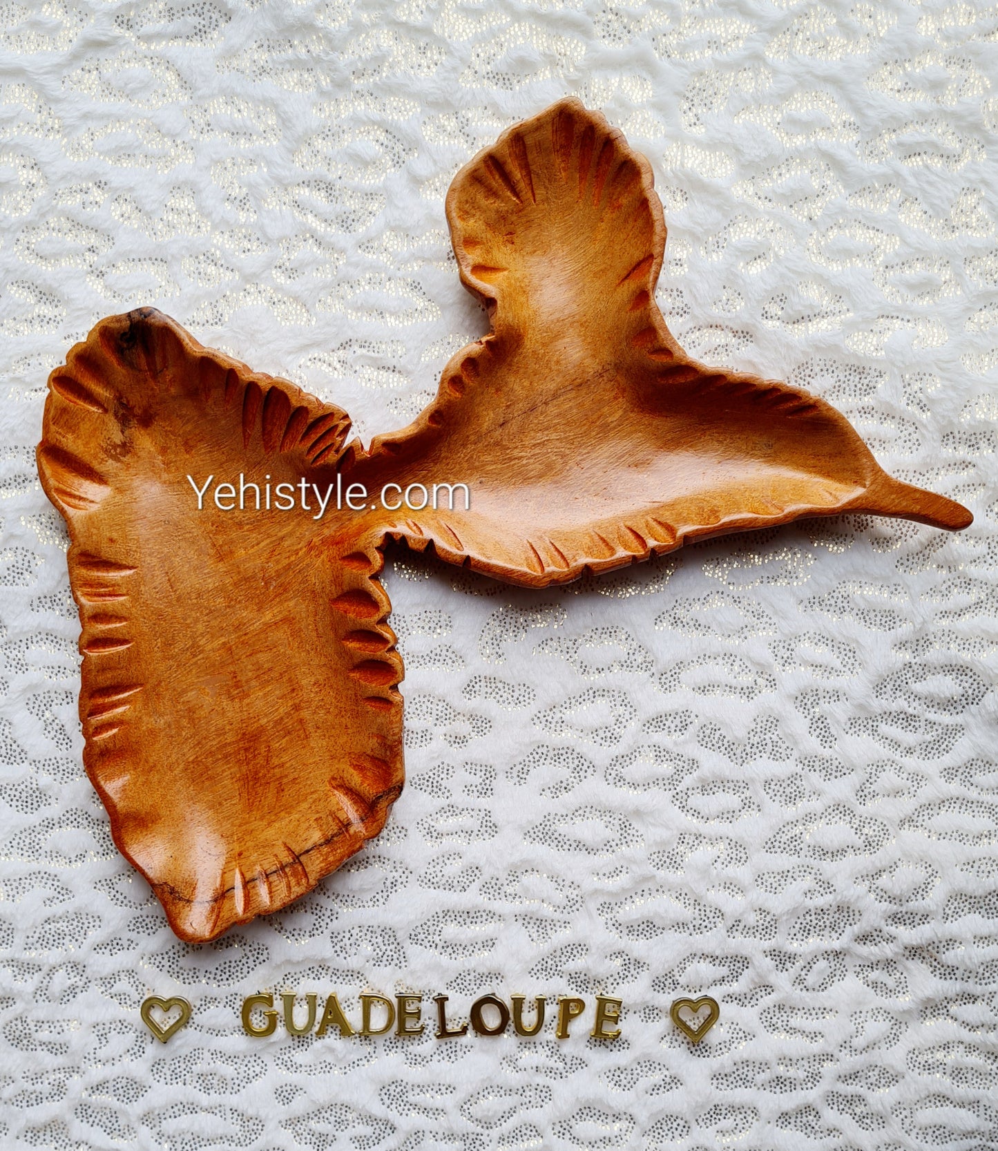 Assiette en bois Guadeloupe