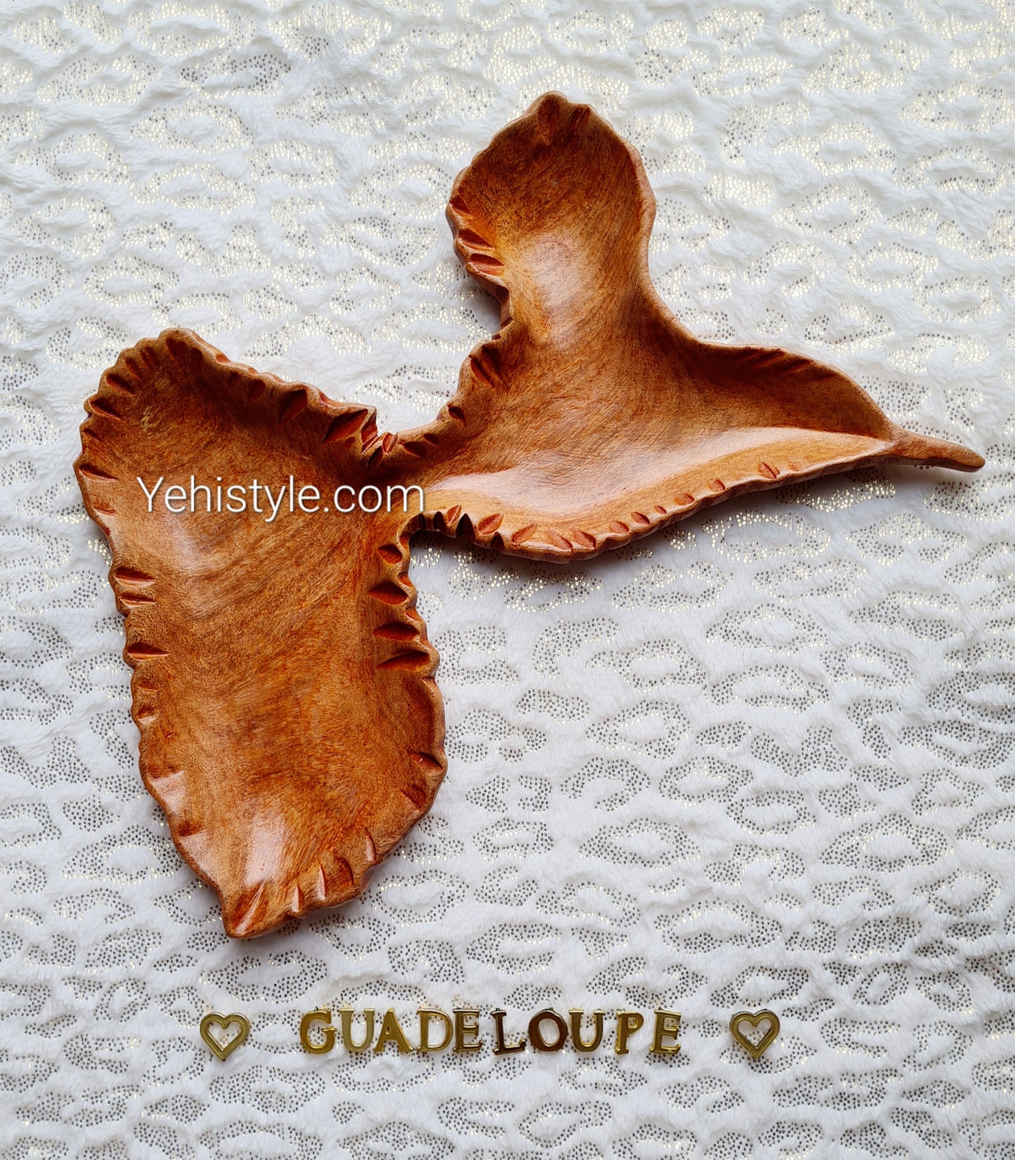 Assiette en bois Guadeloupe
