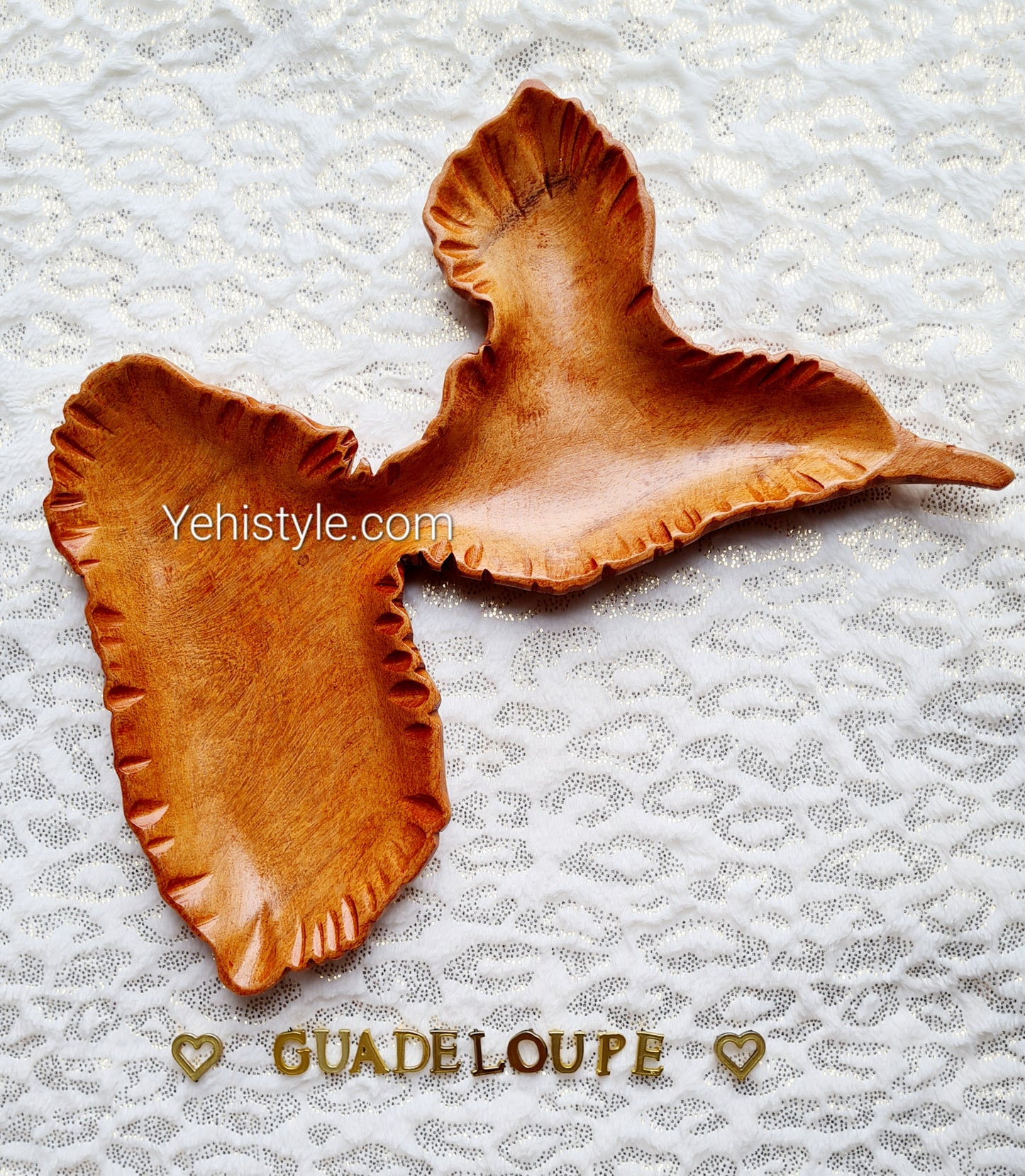 Assiette en bois Guadeloupe