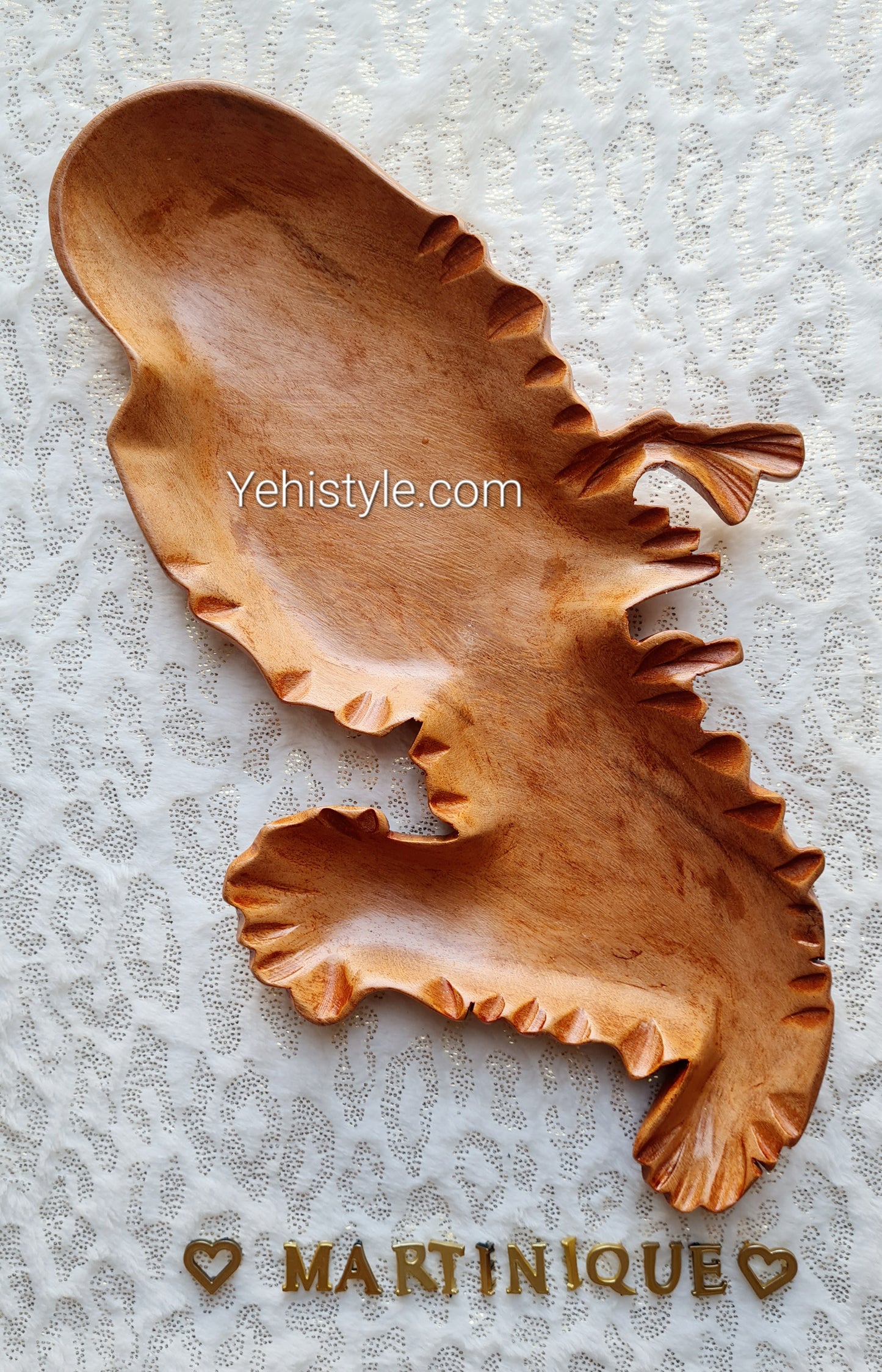 Assiette en bois Martinique