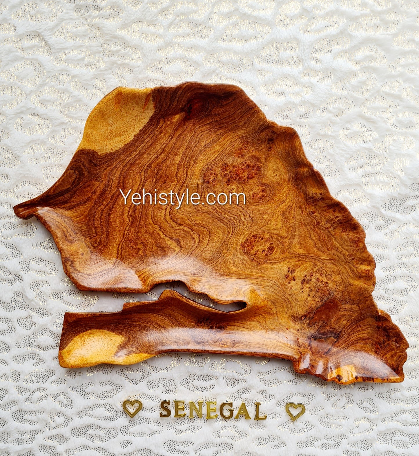 Assiette en bois Sénégal