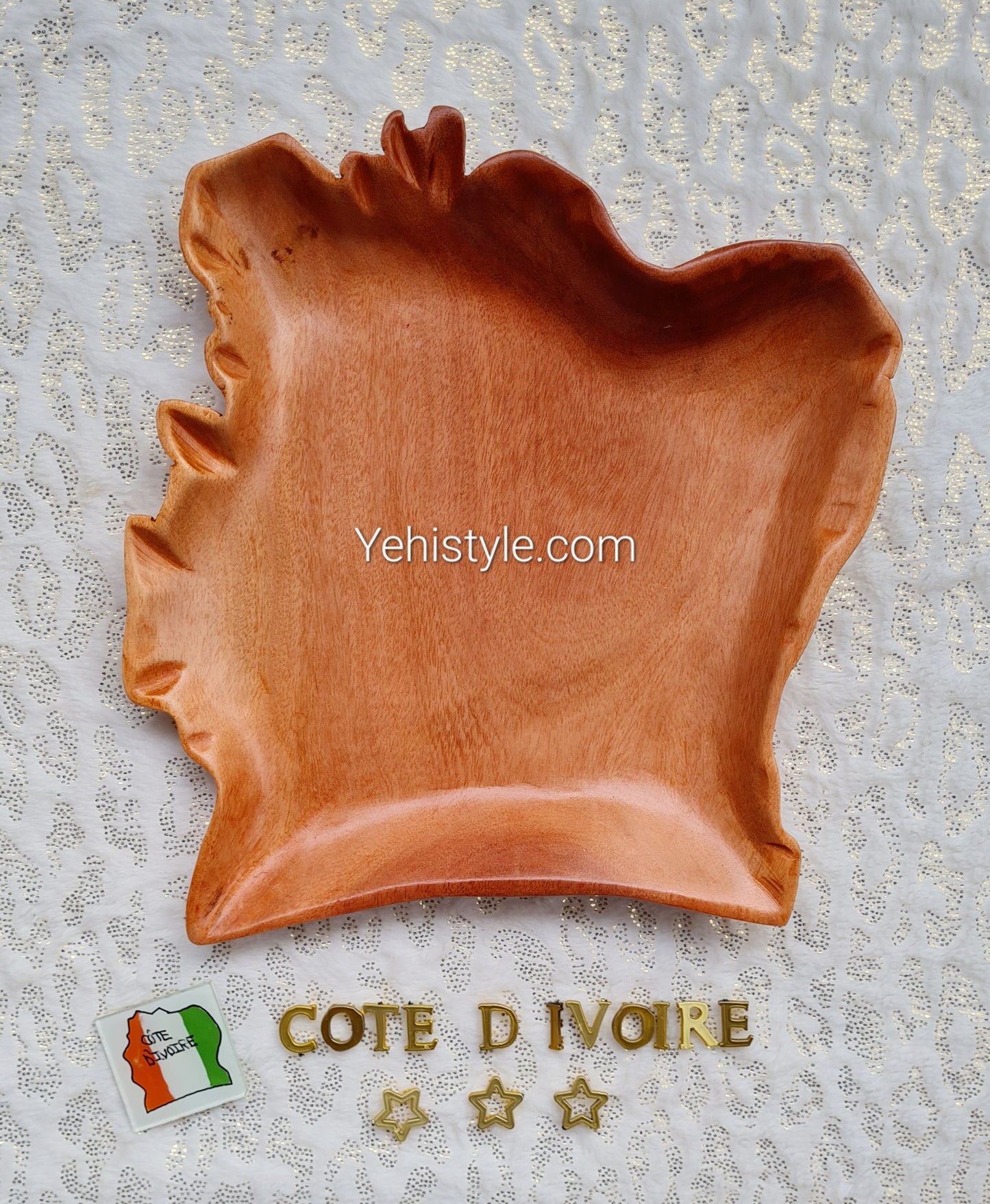 Assiette en bois Côte d'Ivoire