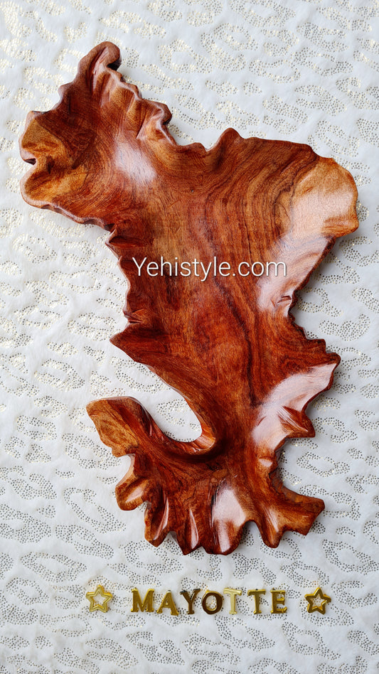 Assiette en bois Mayotte