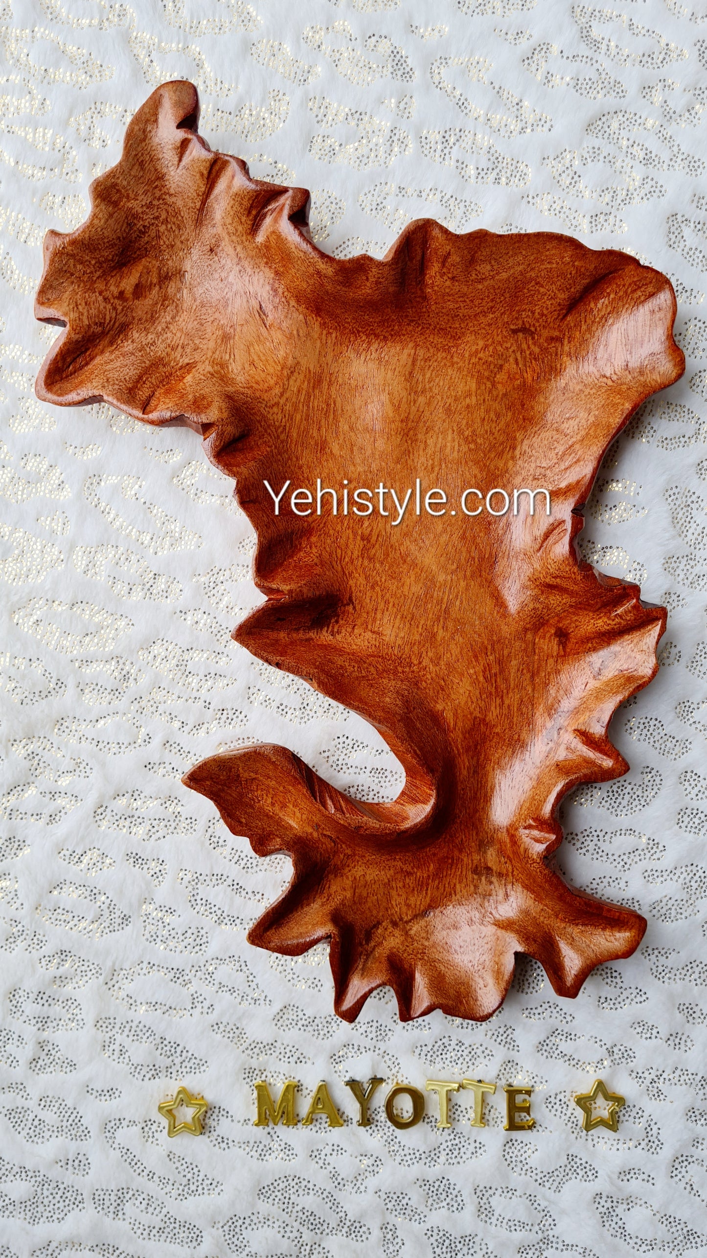 Assiette en bois Mayotte