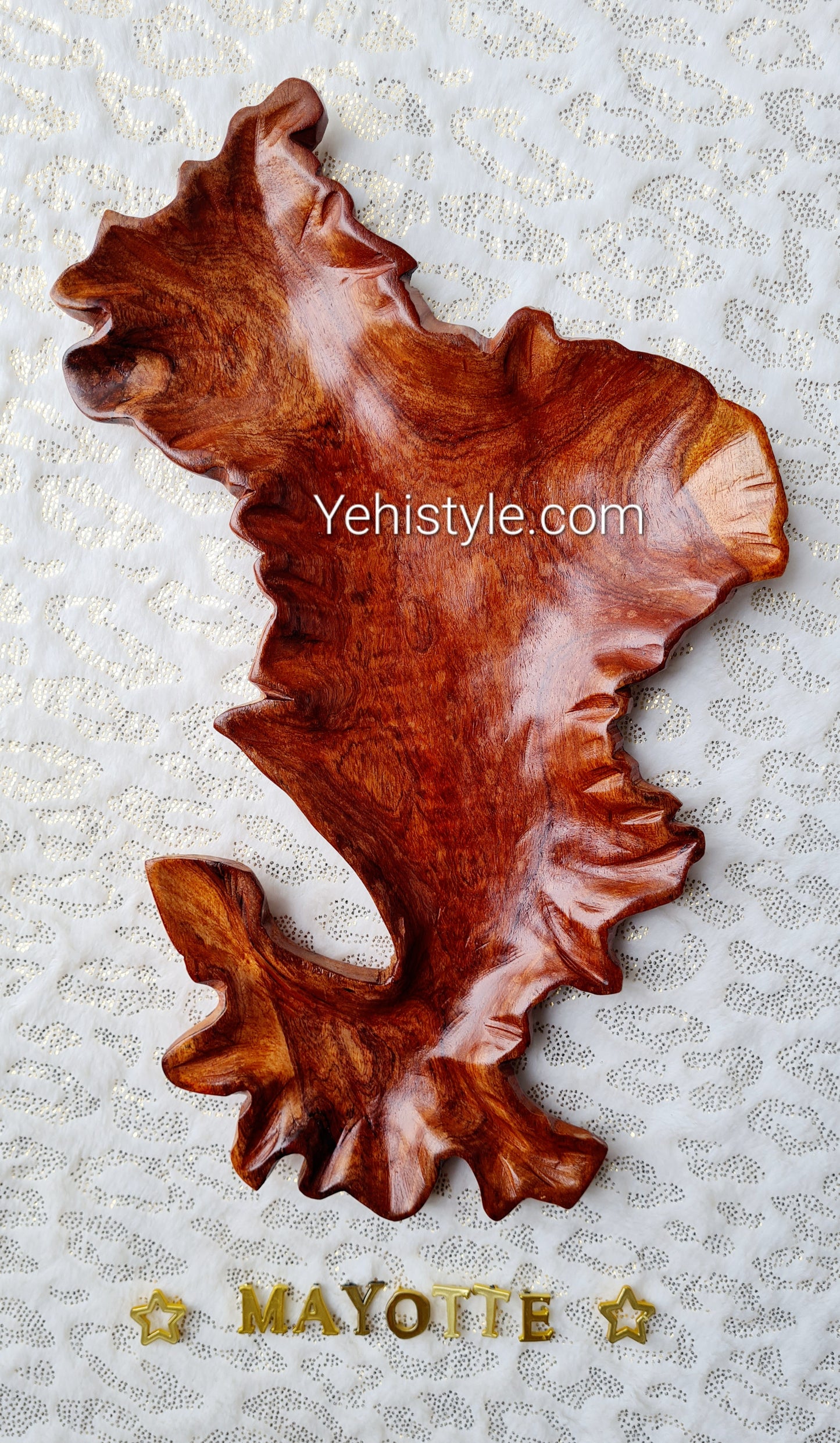 Assiette en bois Mayotte