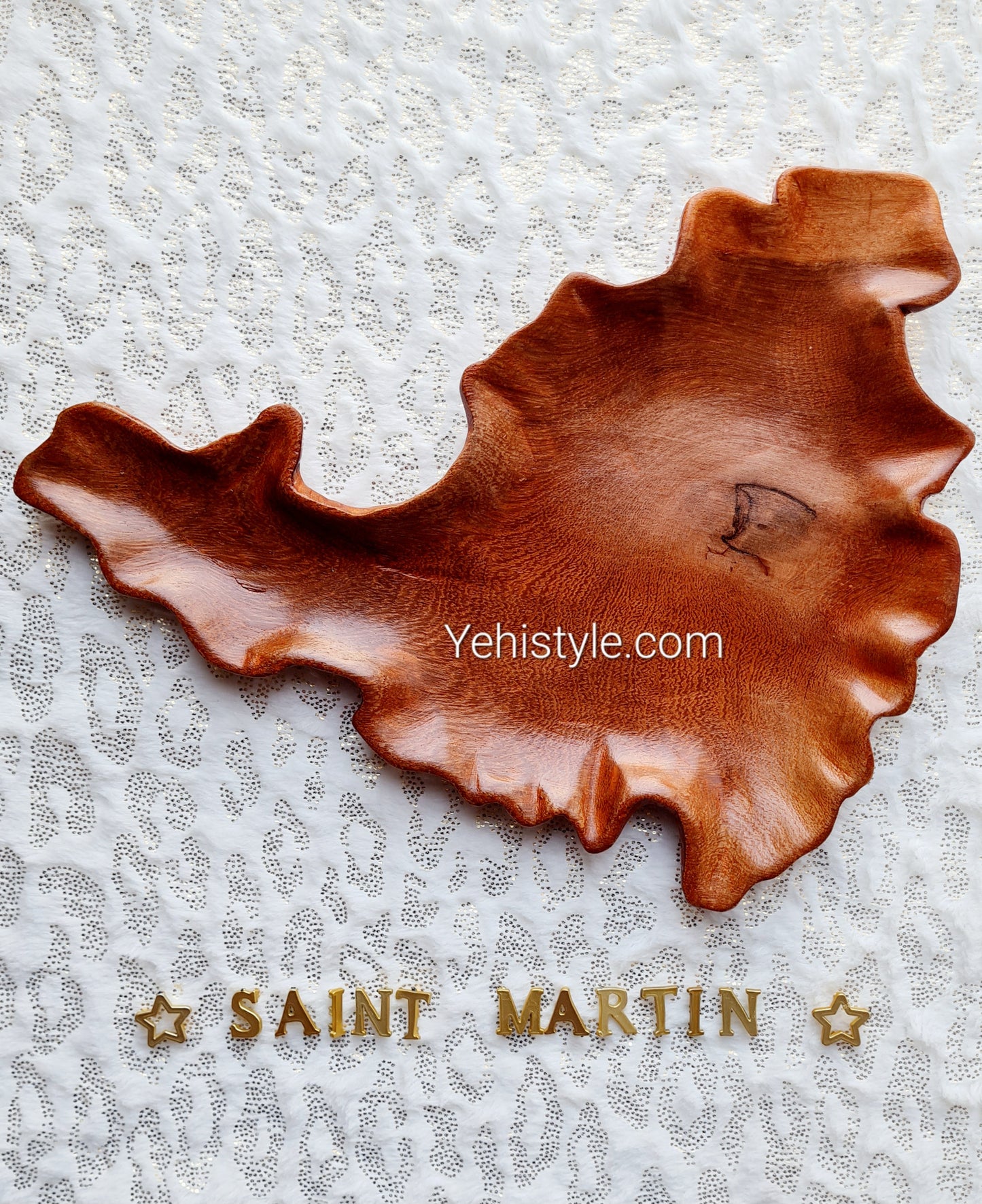 Assiette en bois Saint-Martin