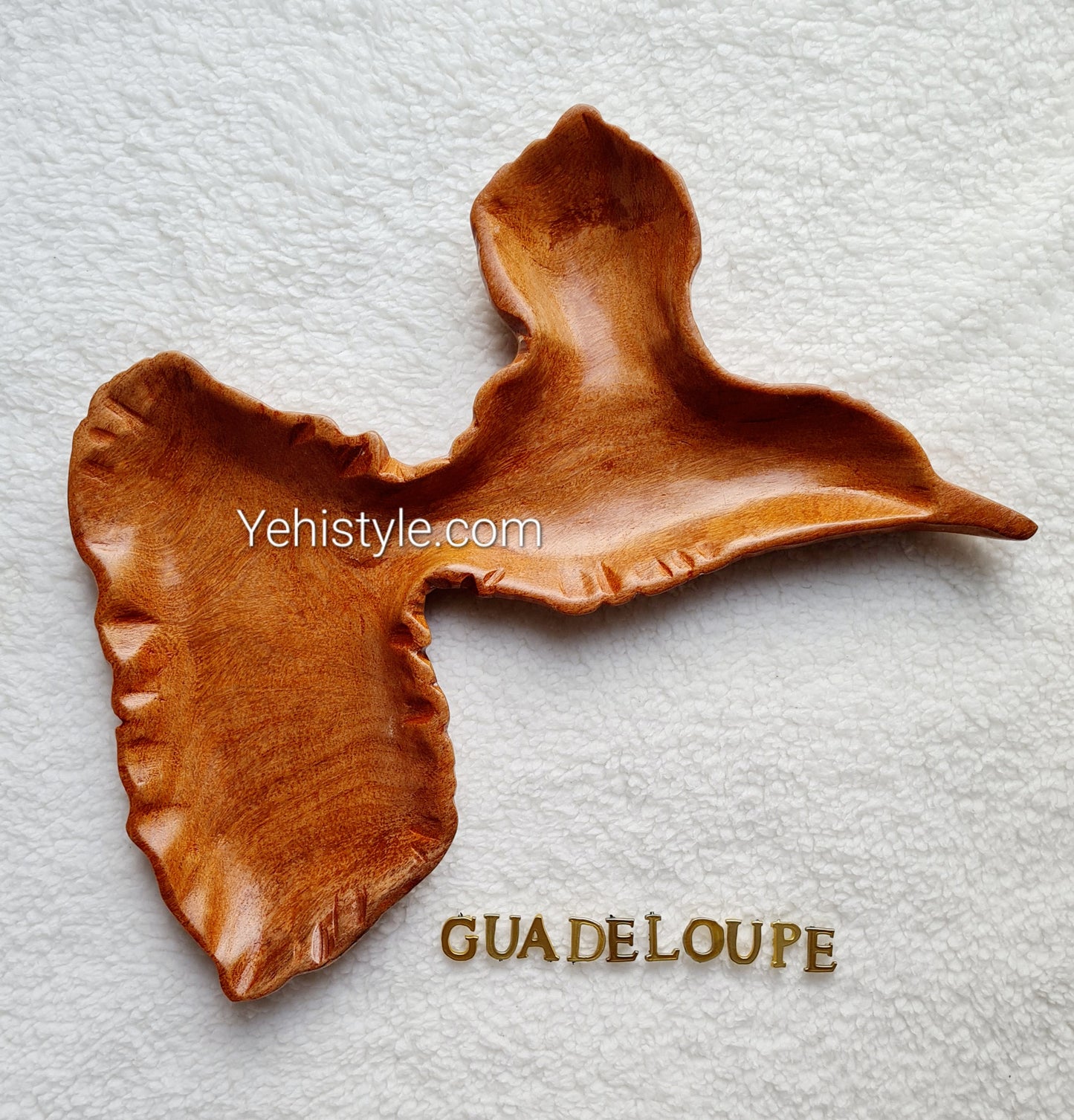Assiette en bois Guadeloupe