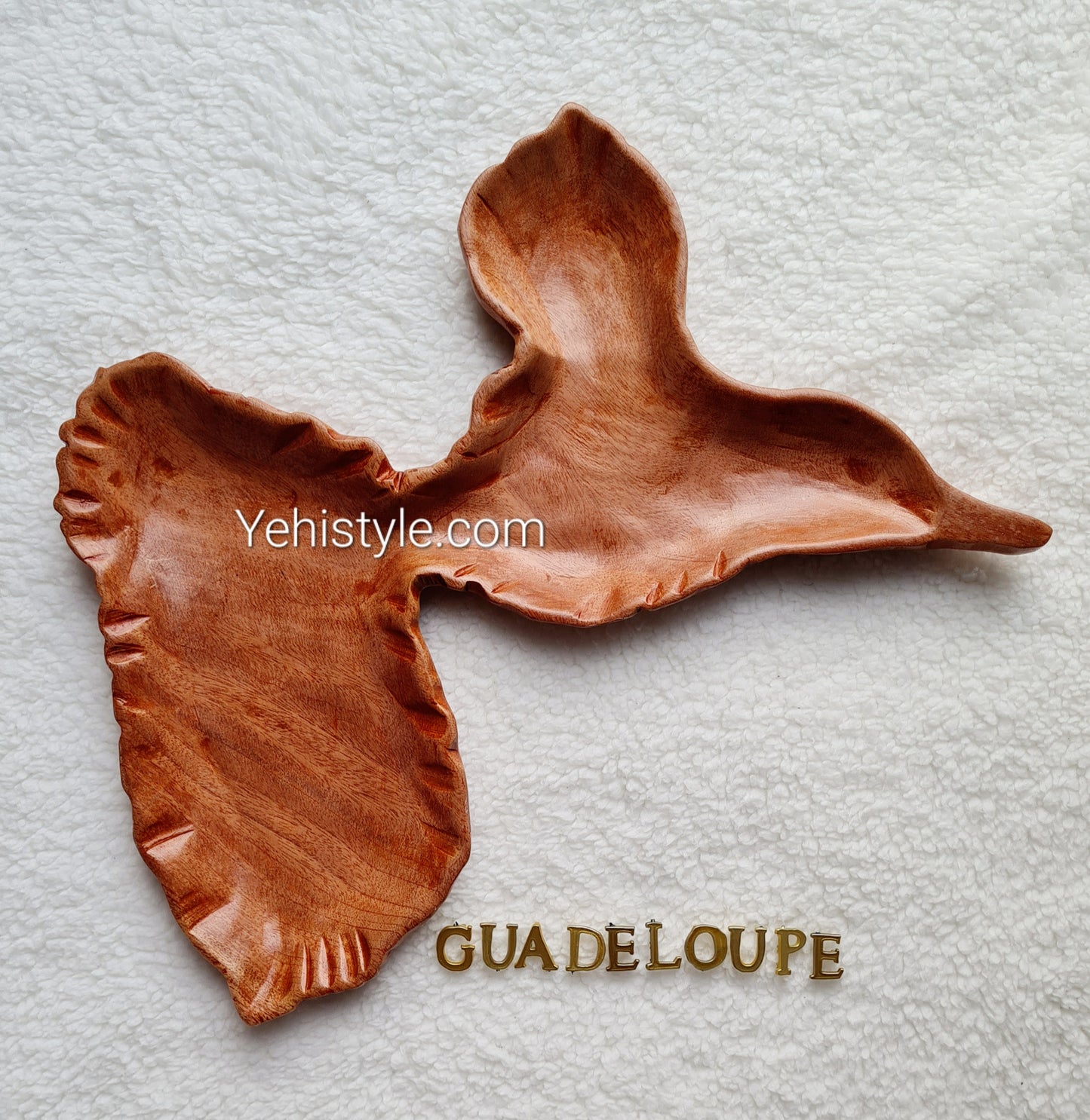 Assiette en bois Guadeloupe