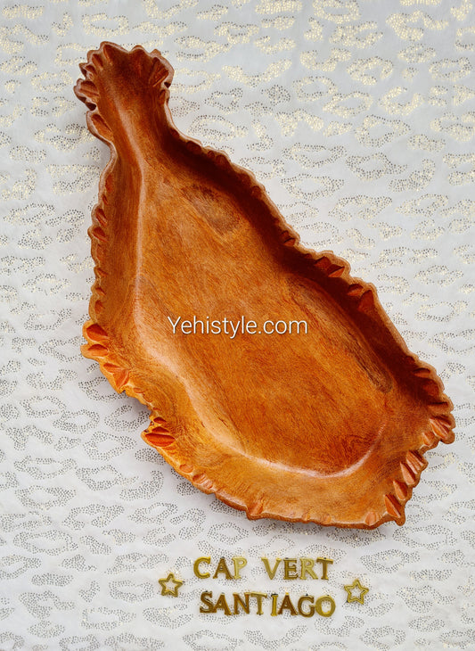 Assiette en bois Cap-Vert - Santiago