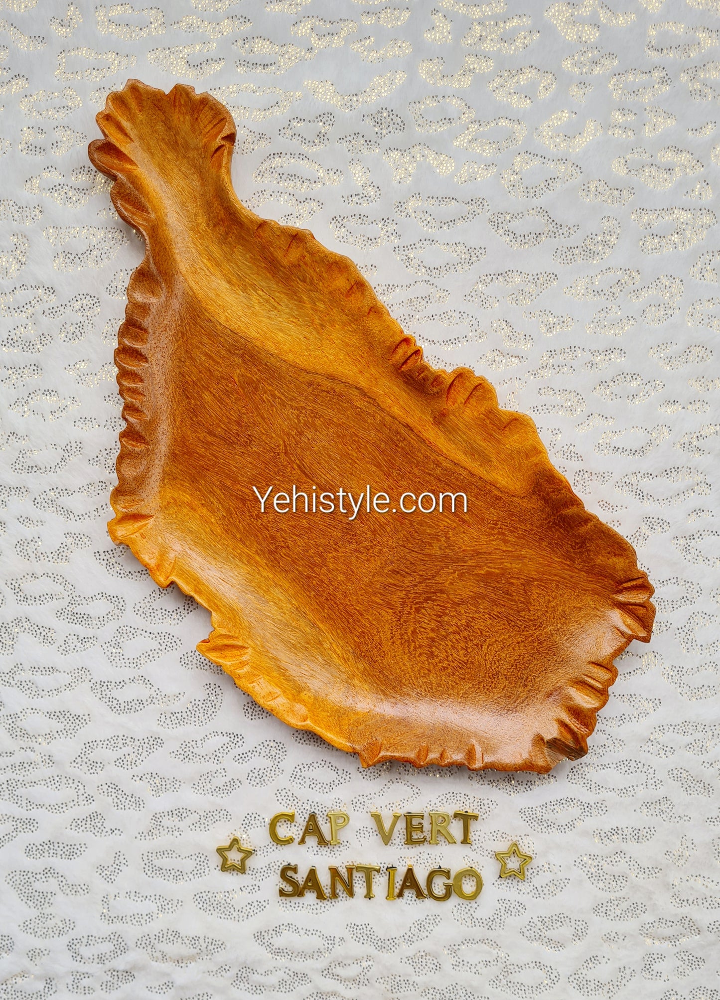 Assiette en bois Cap-Vert - Santiago