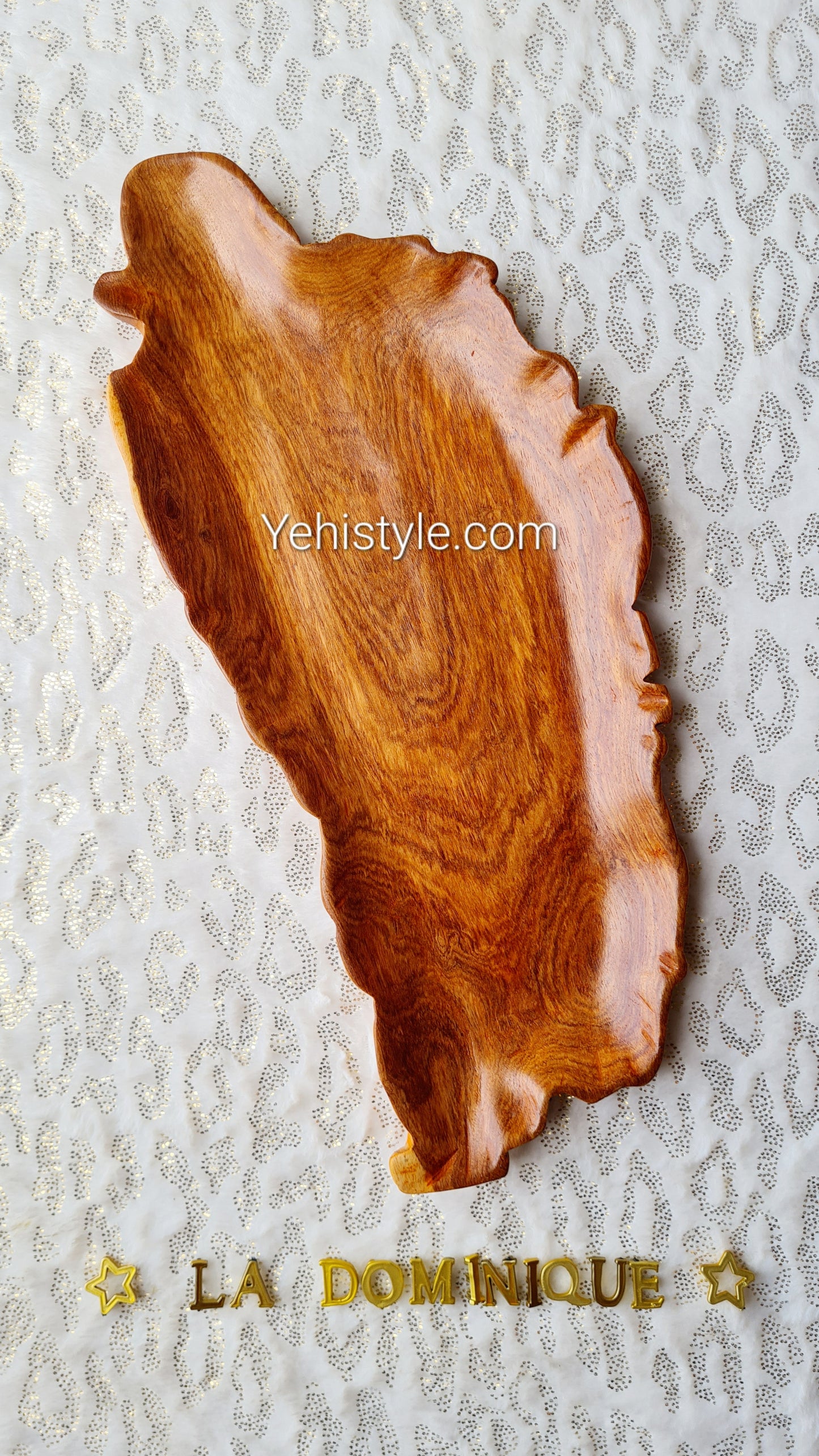 Assiette en bois La Dominique