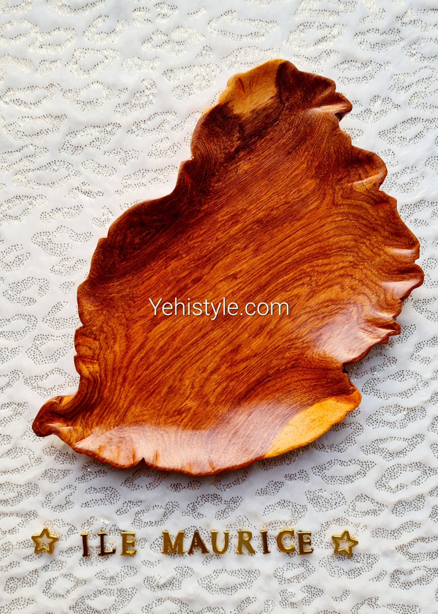 Assiette en bois Ile Maurice