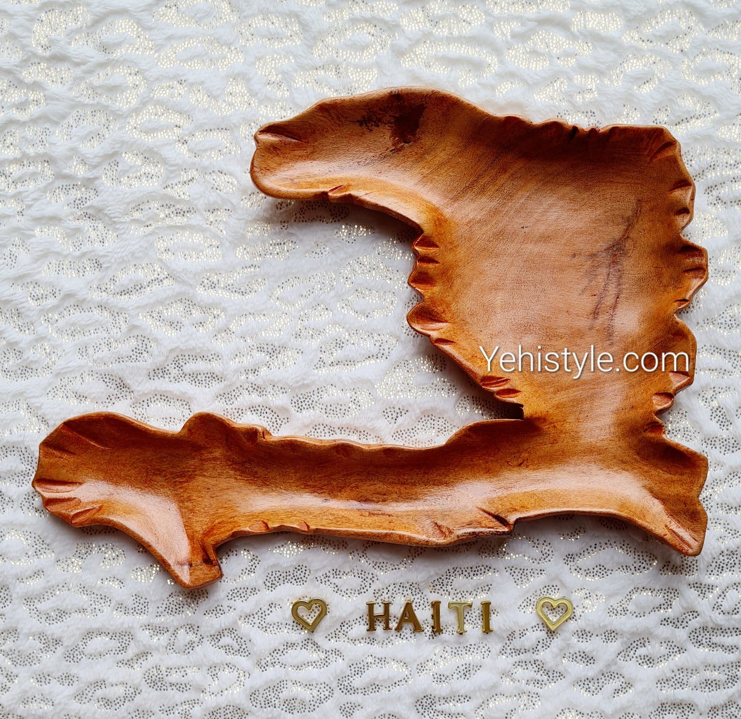 Assiette en bois Haïti