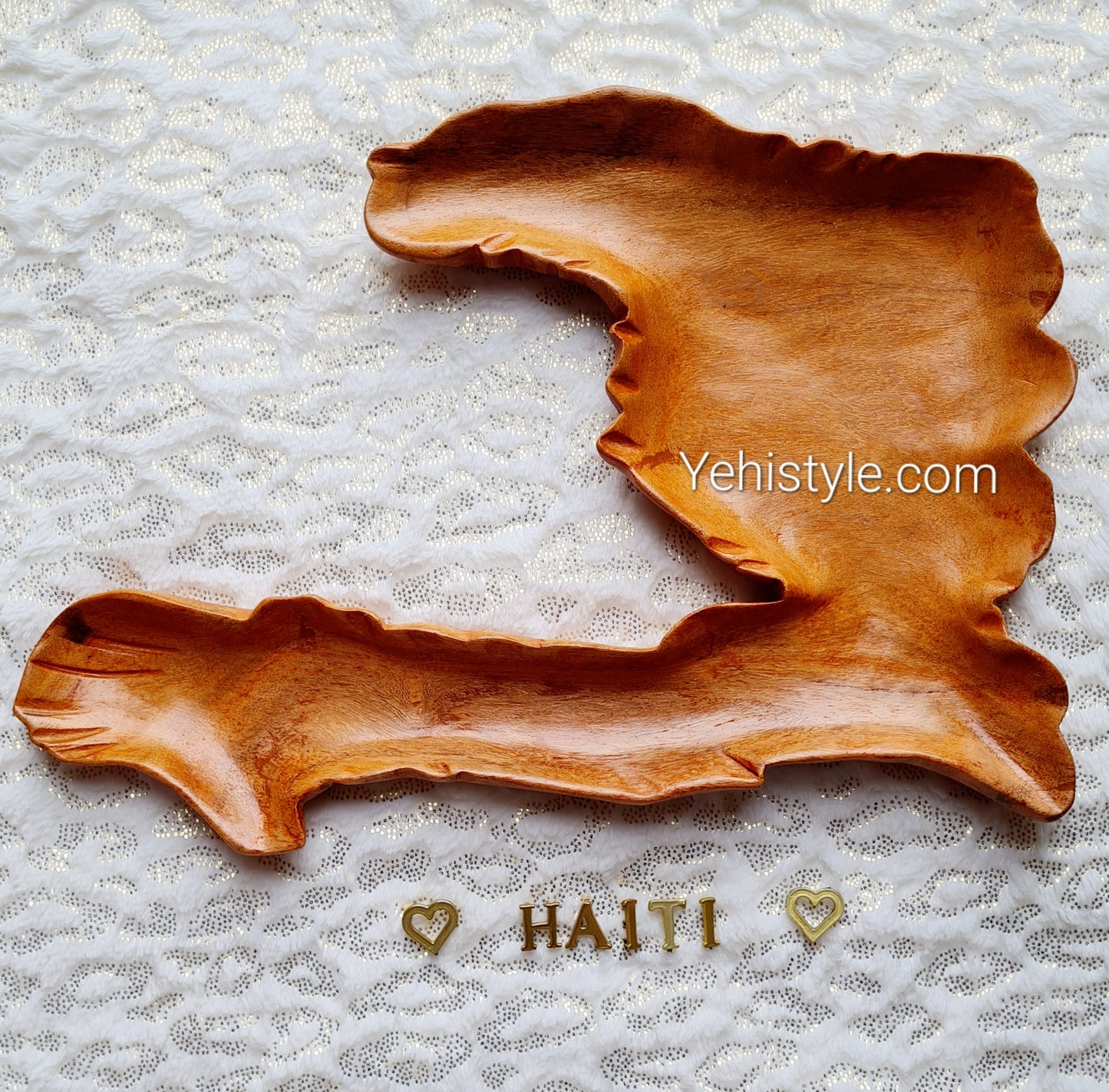 Assiette en bois Haïti