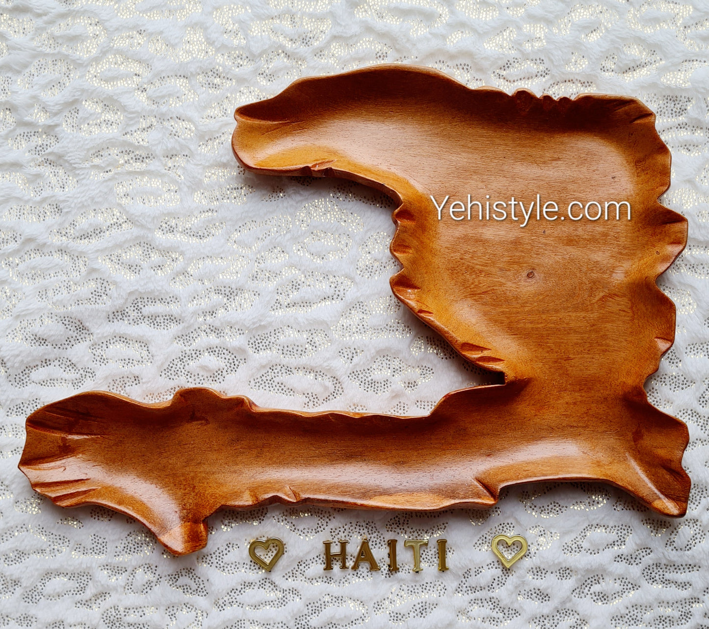 Assiette en bois Haïti