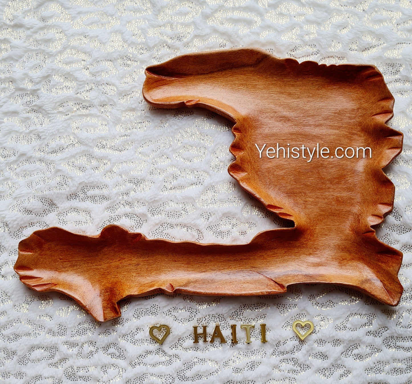 Assiette en bois Haïti