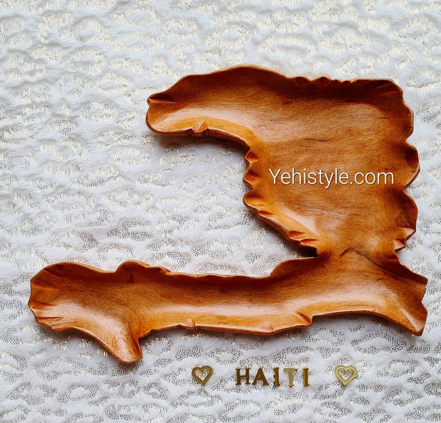 Assiette en bois Haïti