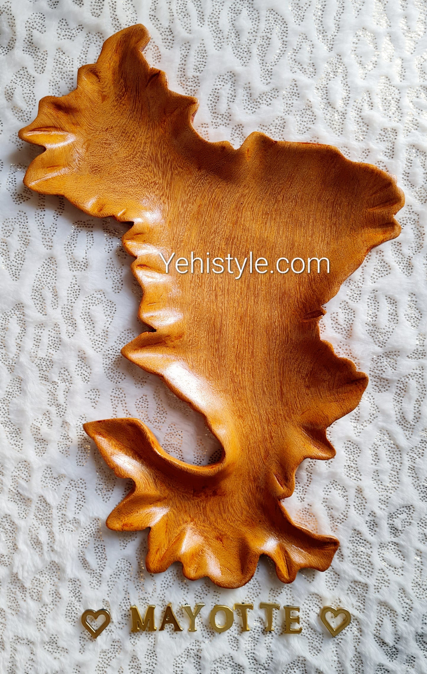 Assiette en bois Mayotte