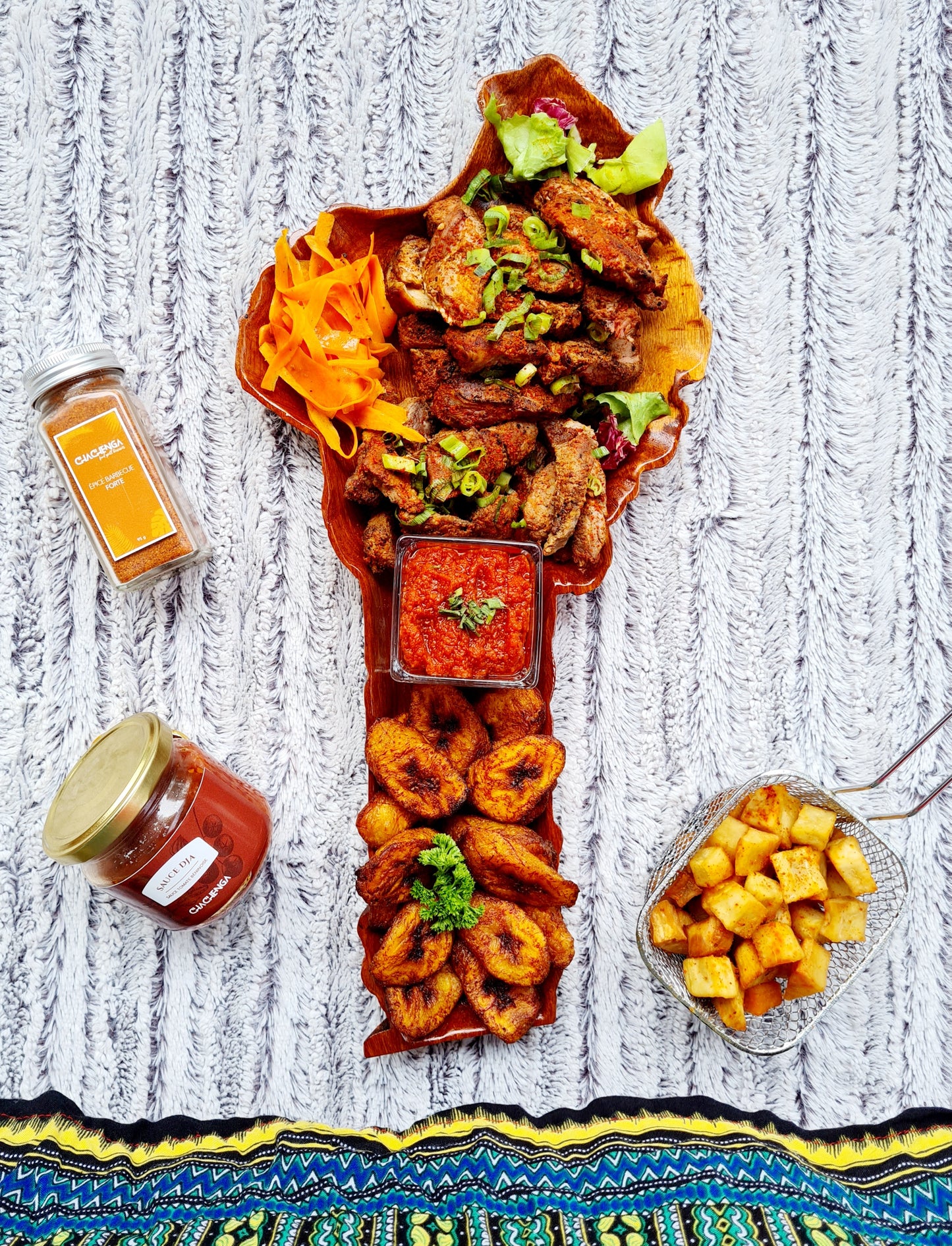 Assiette en bois Bénin