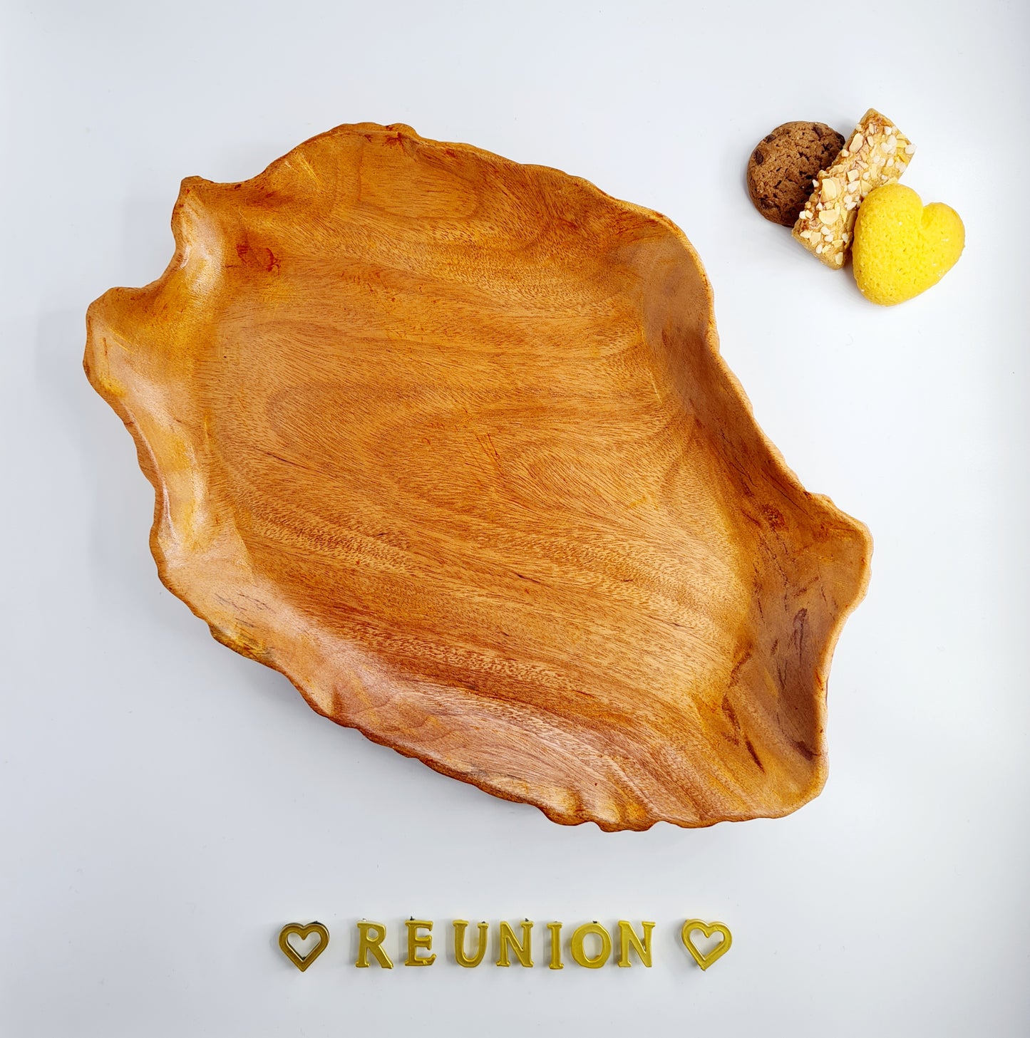 Assiette en bois Réunion