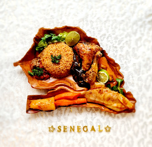 Assiette en bois Sénégal