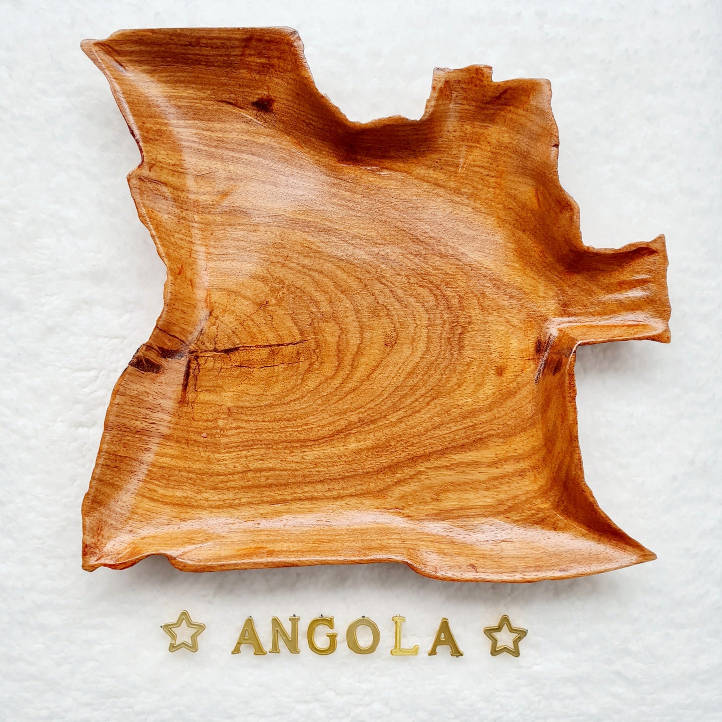 Assiette en bois Angola