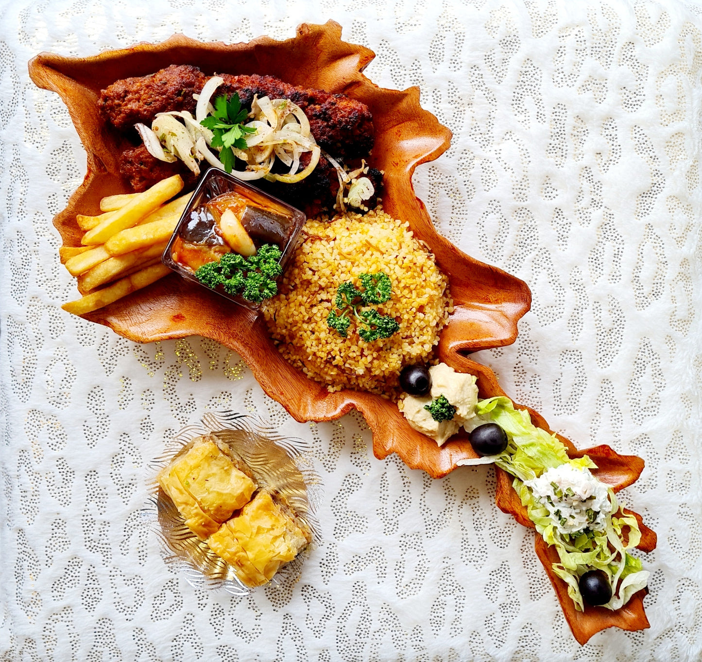 Assiette en bois Arménie