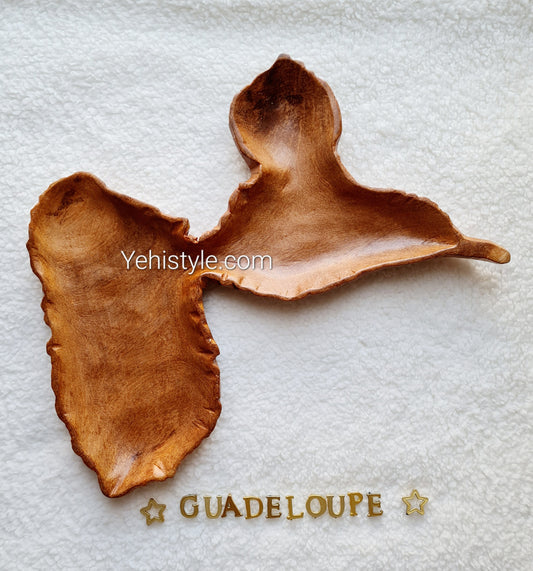 Assiette en bois Guadeloupe