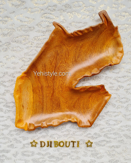 Assiette en bois Djibouti