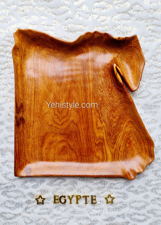 Assiette en bois Egypte