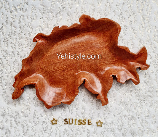 Assiette en bois Suisse