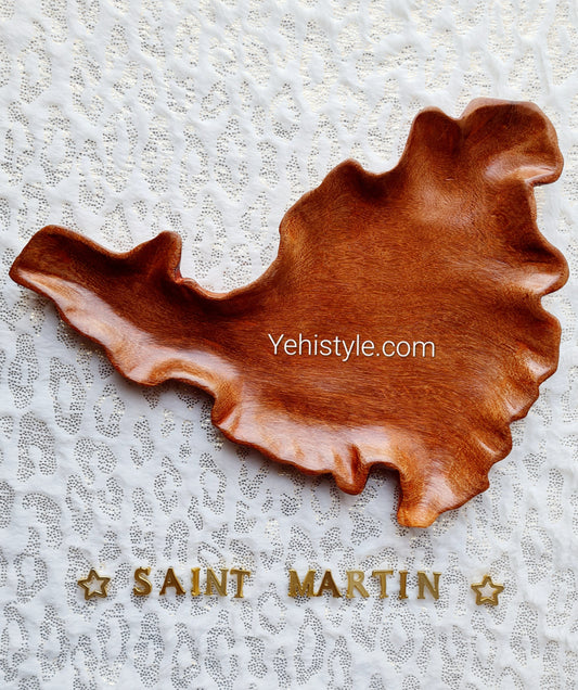 Assiette en bois Saint-Martin